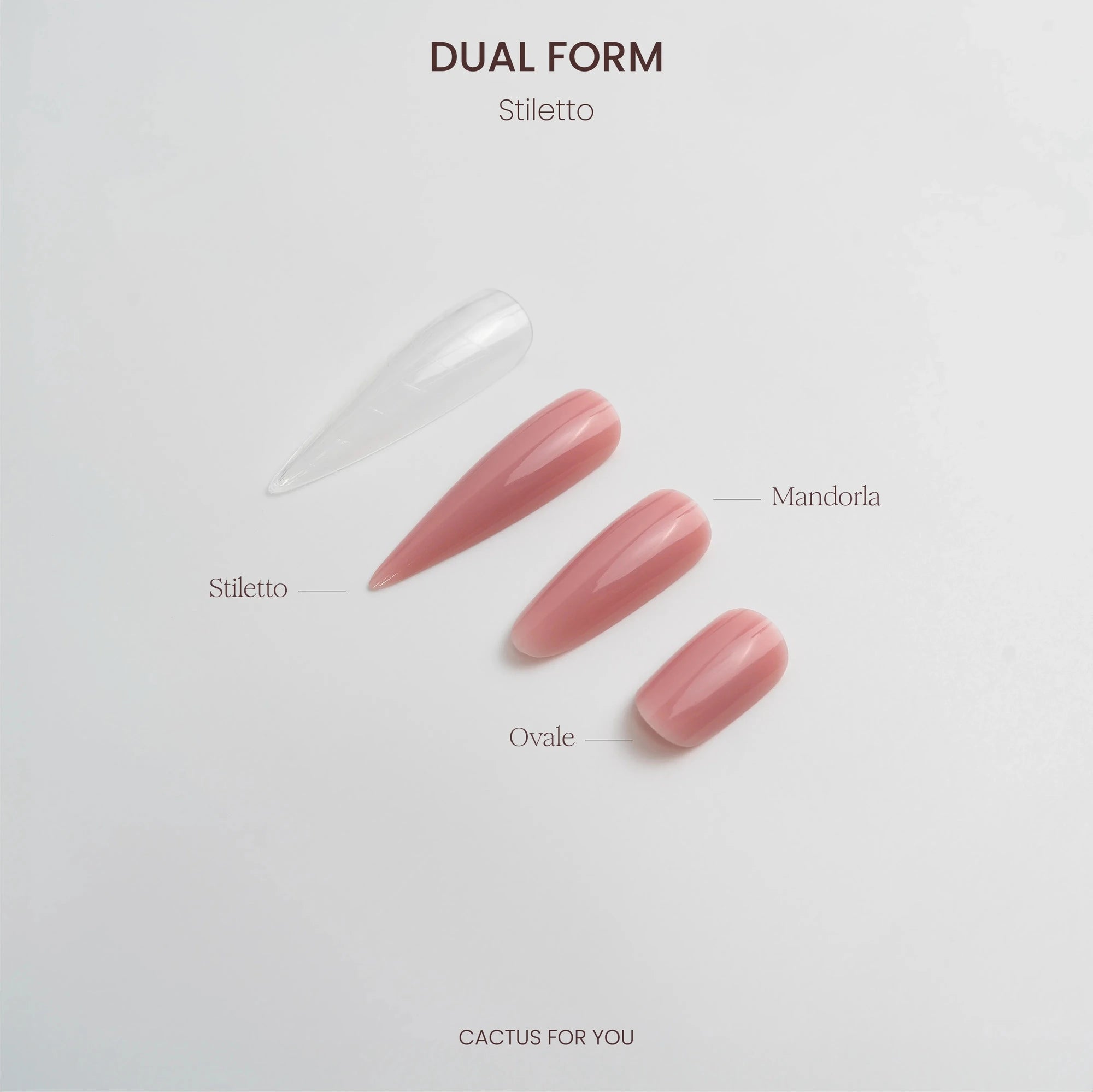 Stiletto de doble forma - 120 PCS
