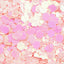 Glitter per decorazioni - rosa - dettaglio