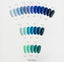 Confronto colorazioni Semipermanenti Gel polish - blu