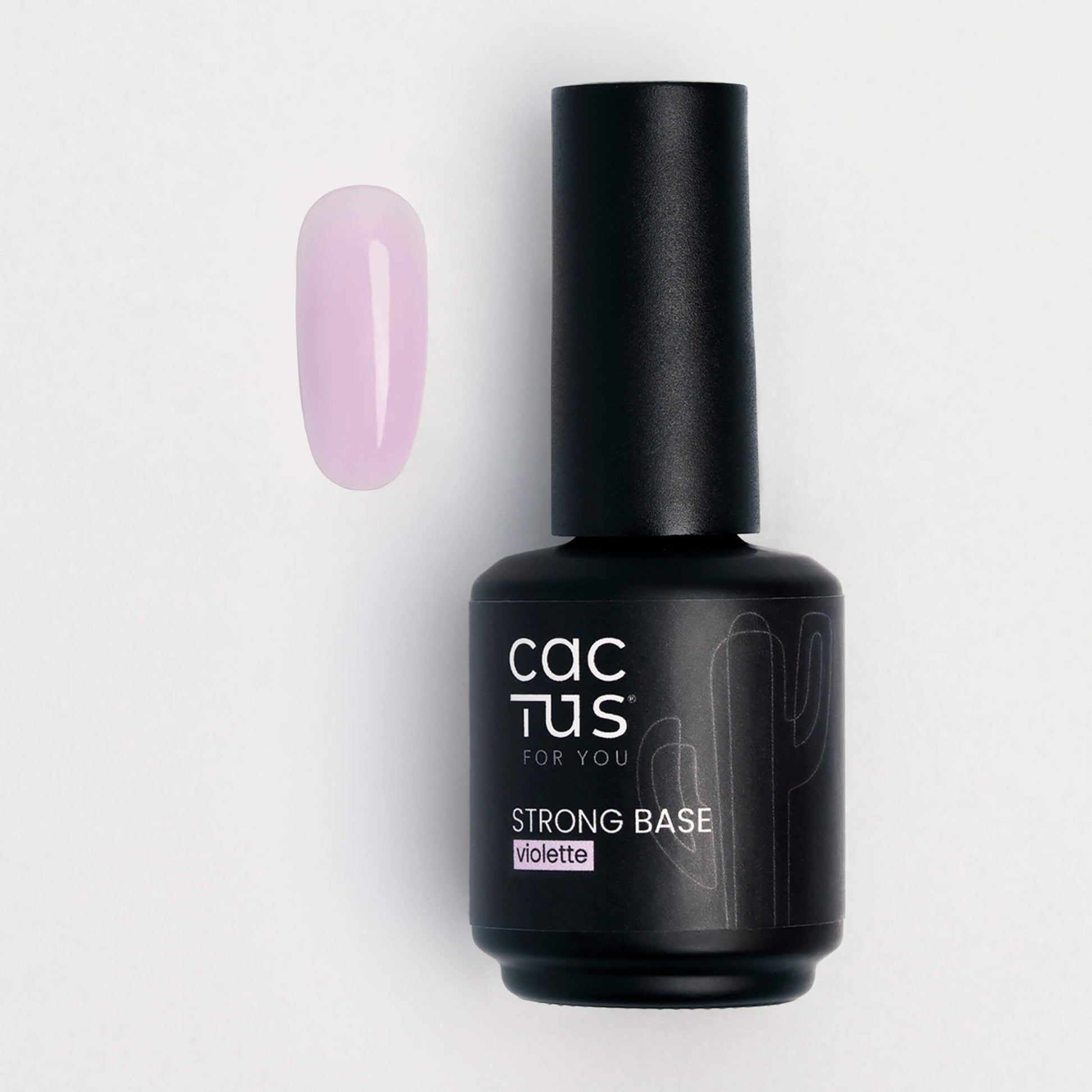 Base semipermanente strong Violette - lilla pastello lattiginoso, autolivellante e resistente, perfetta per french o monocolore.