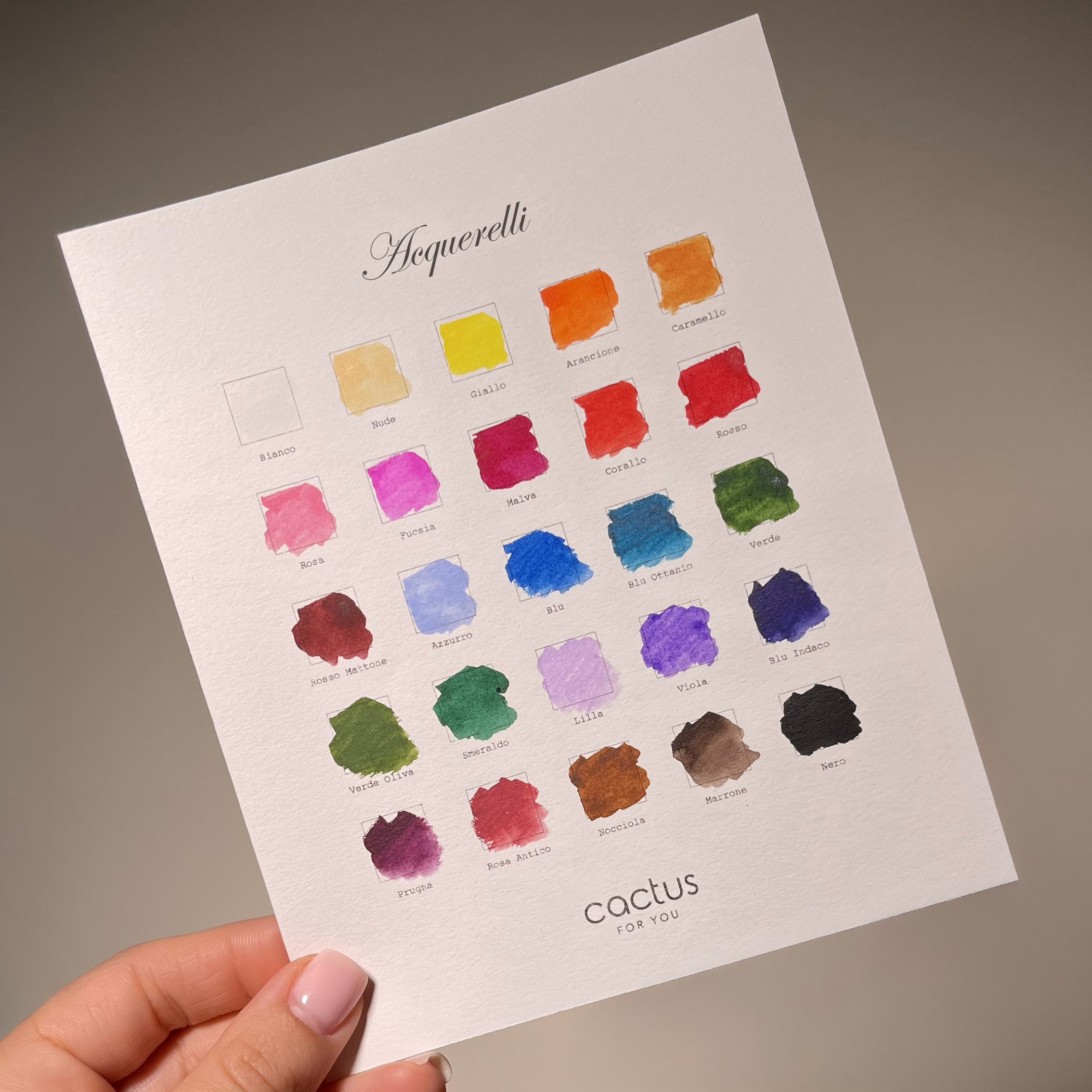 Watercolour Palette
