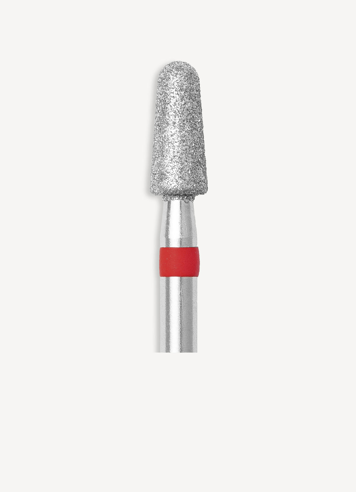 <tc>Nail Drill Bit</tc> for nails Rounded Cone Red d035