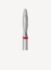 Nail Drill Bit Red Flame d023 - Round Nose
