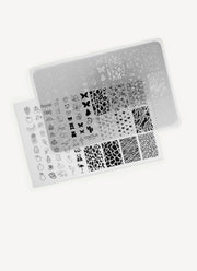 Animals & Food Stainless Steel Nail Stamping Plate