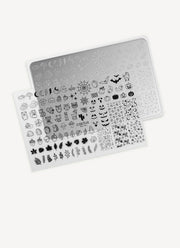 Autumn Stainless Steel Nail Stamping Plate