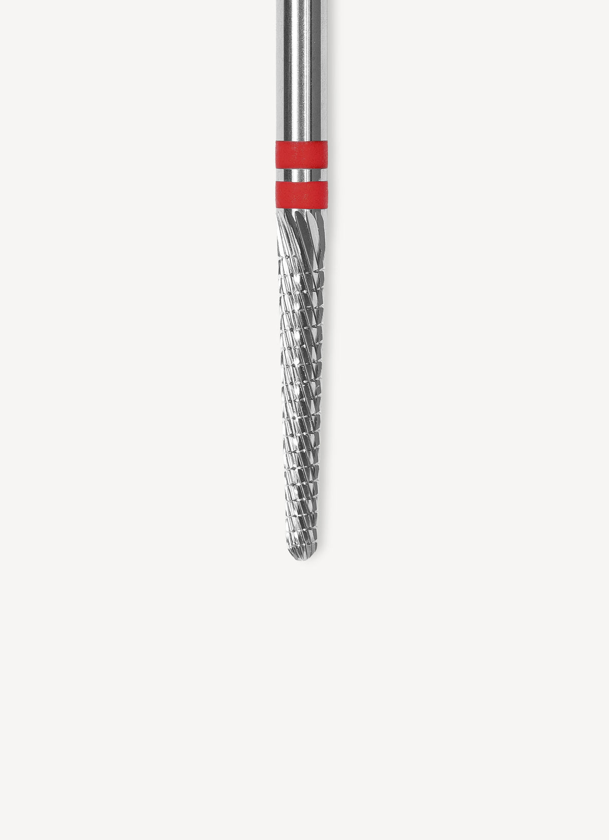 <tc>Nail Drill Bit</tc> for nails Carbide Finishing for Left-Handed Red d023