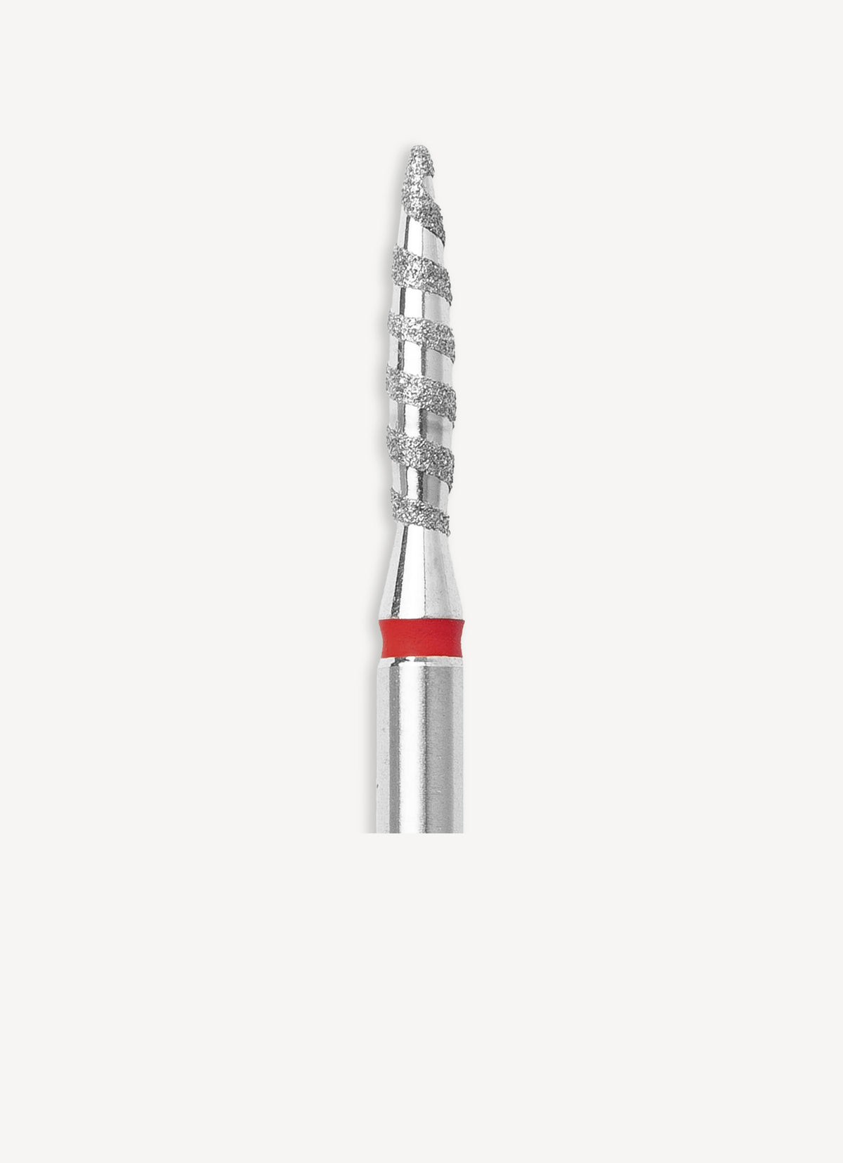 Red Flame Tornado Nail Drill Bit D018