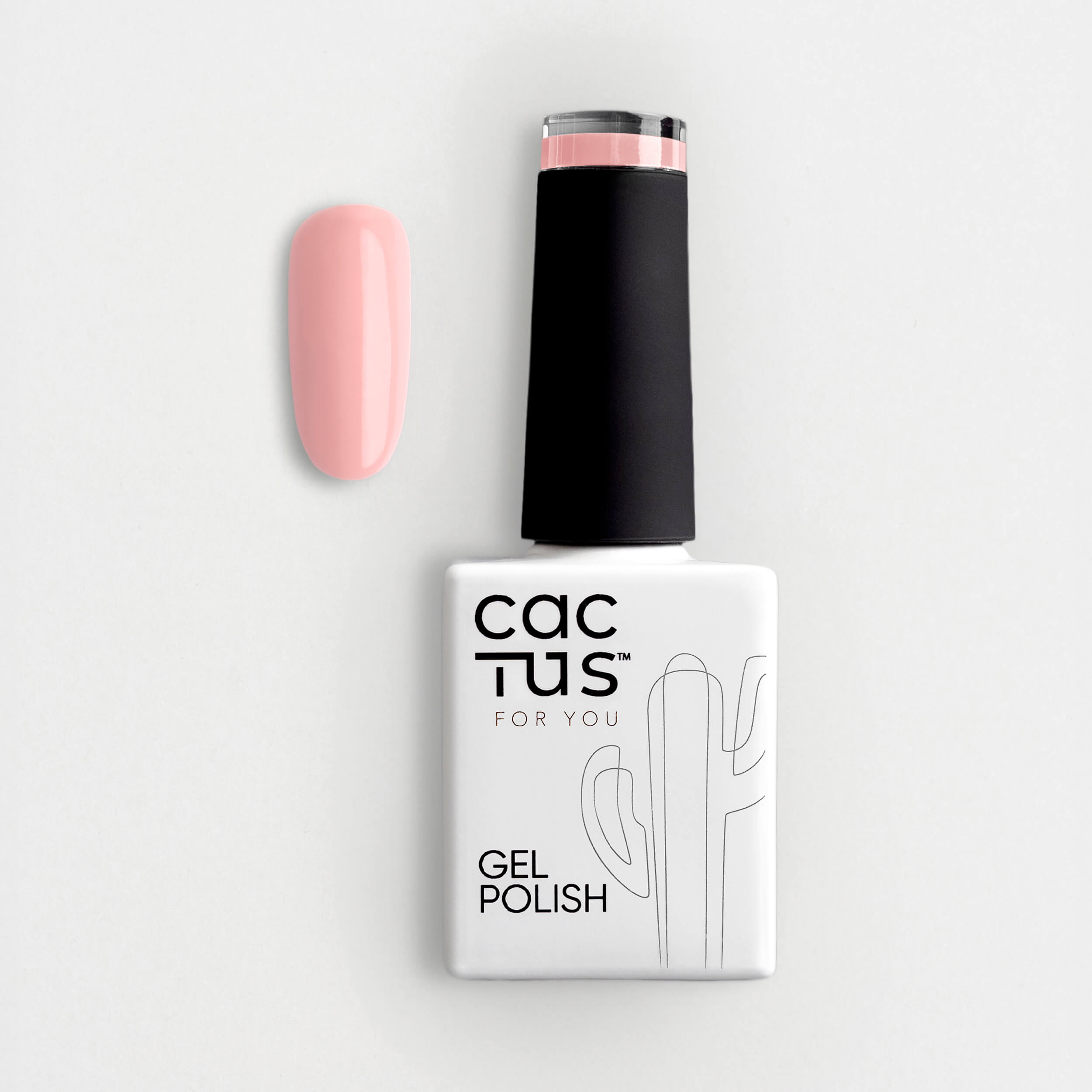 Gel polish C-168 Conchiglia: rosa chiaro naturale per unghie eleganti e raffinate.