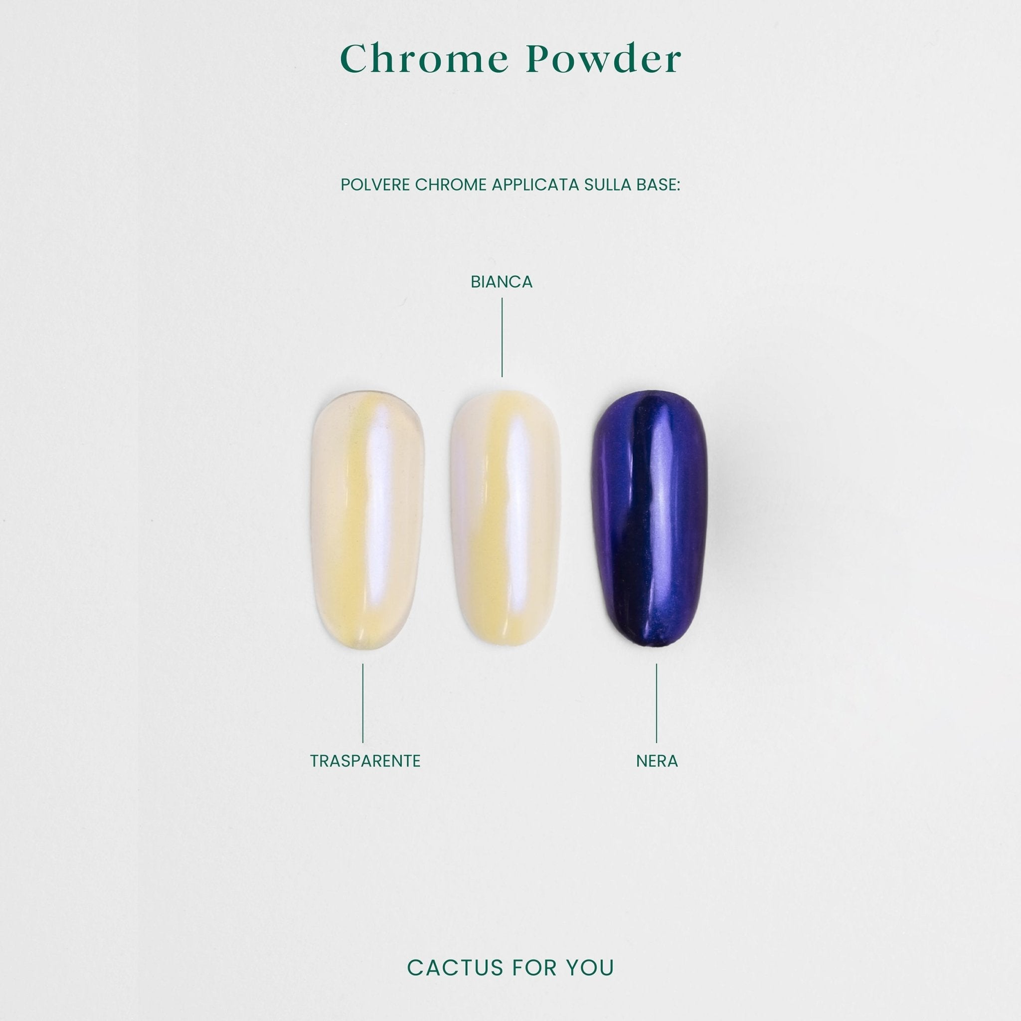 Chrome Powder effetto iridescente BN01