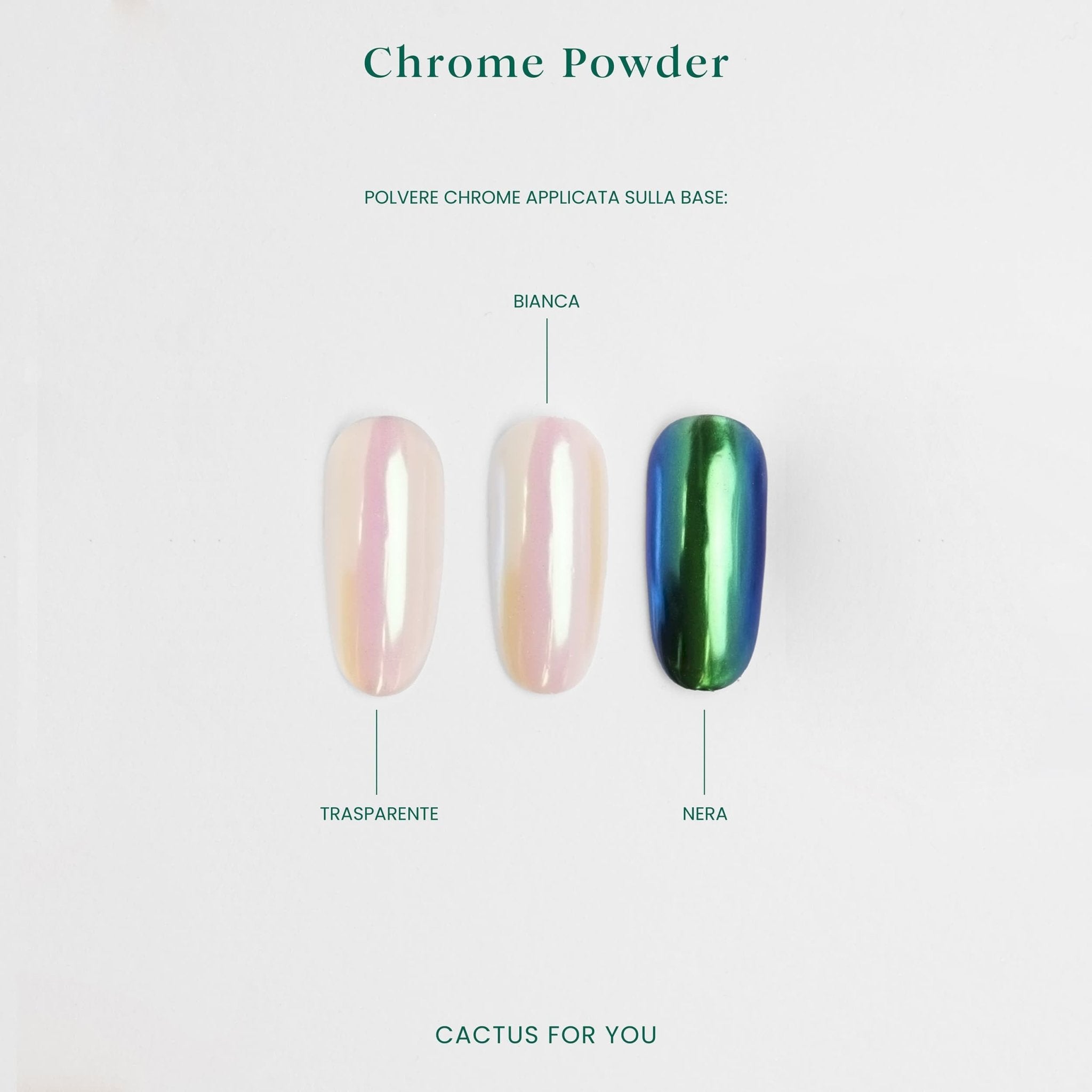 Chrome Powder effetto iridescente BN03