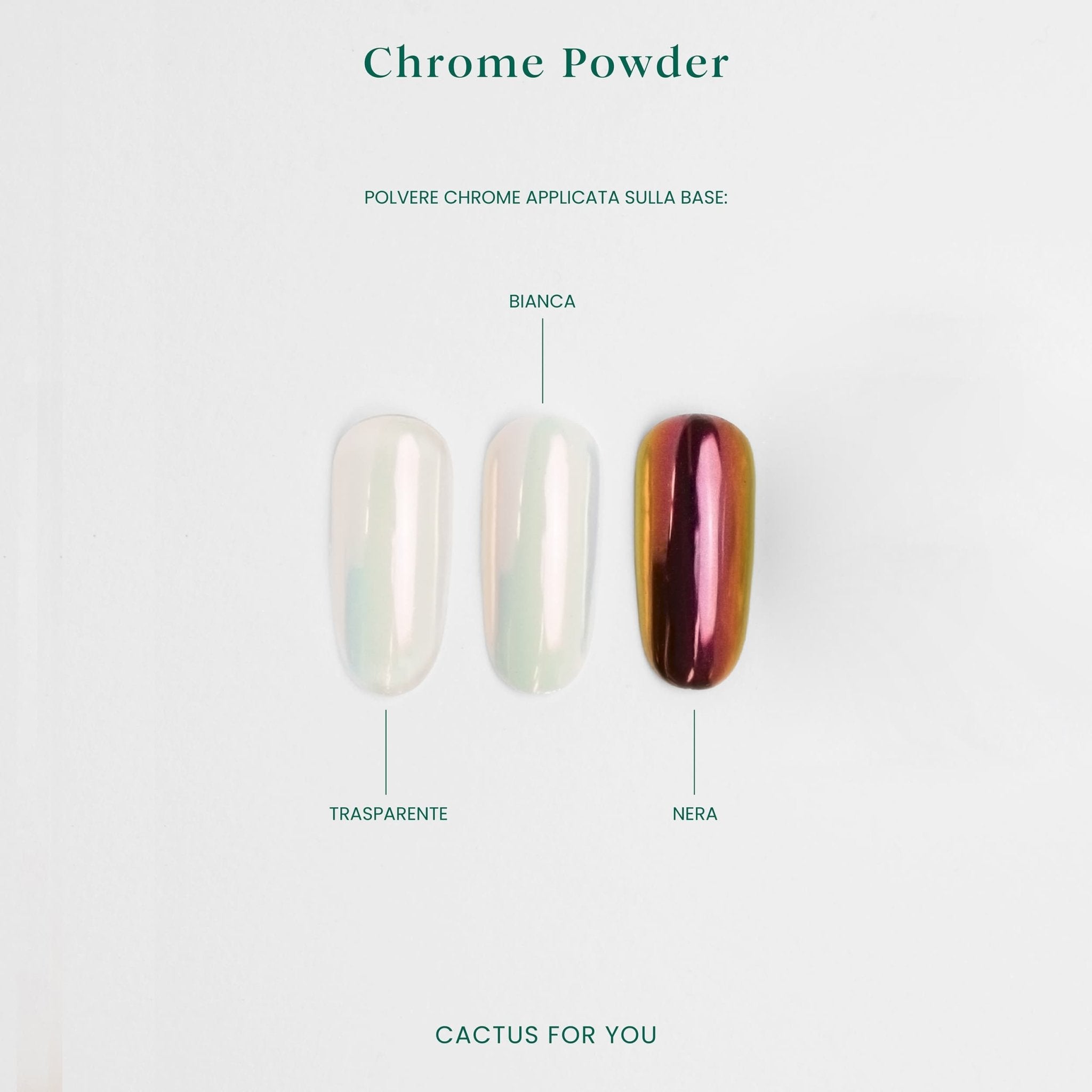 Chrome Powder effetto iridescente BN05