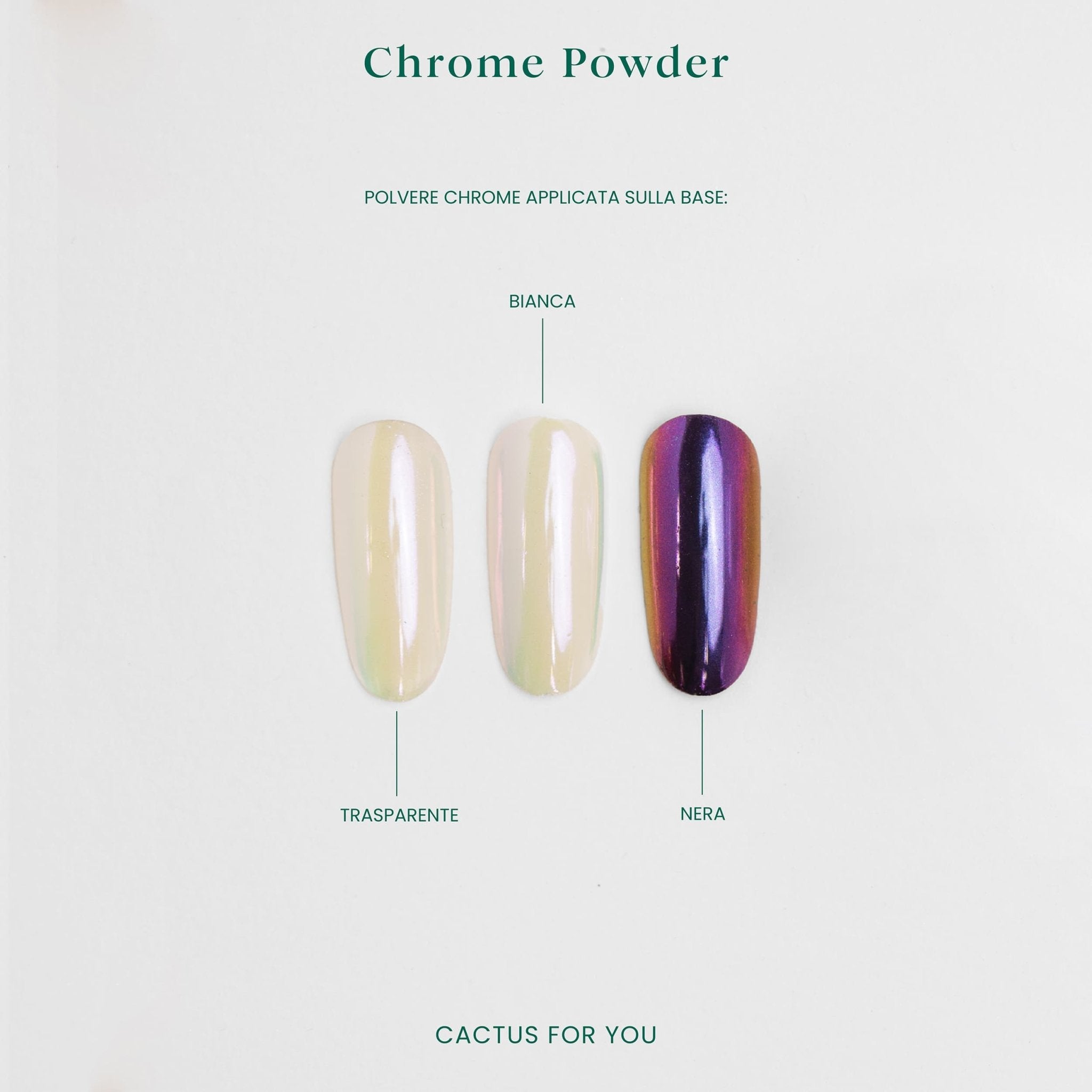 Chrome Powder effetto iridescente BN08