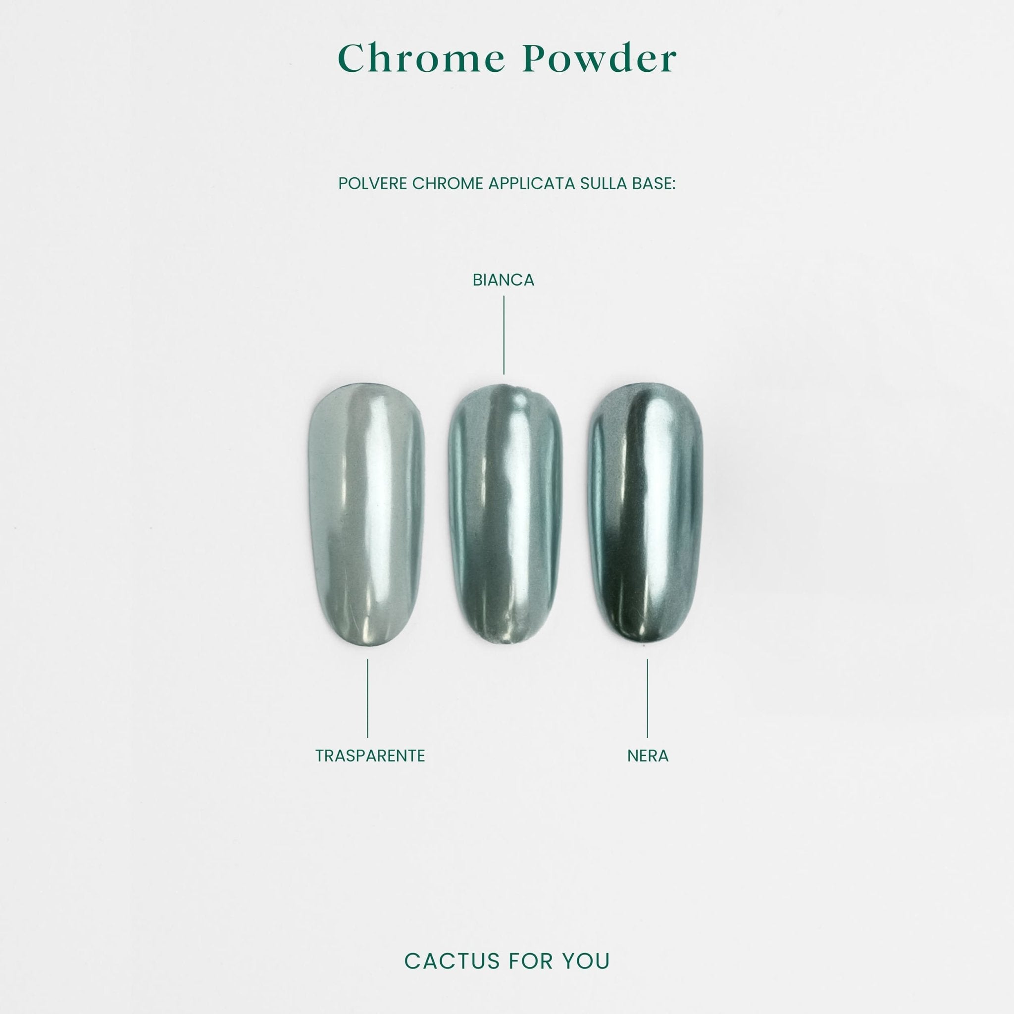 Chrome Powder effetto metallizzato DL04