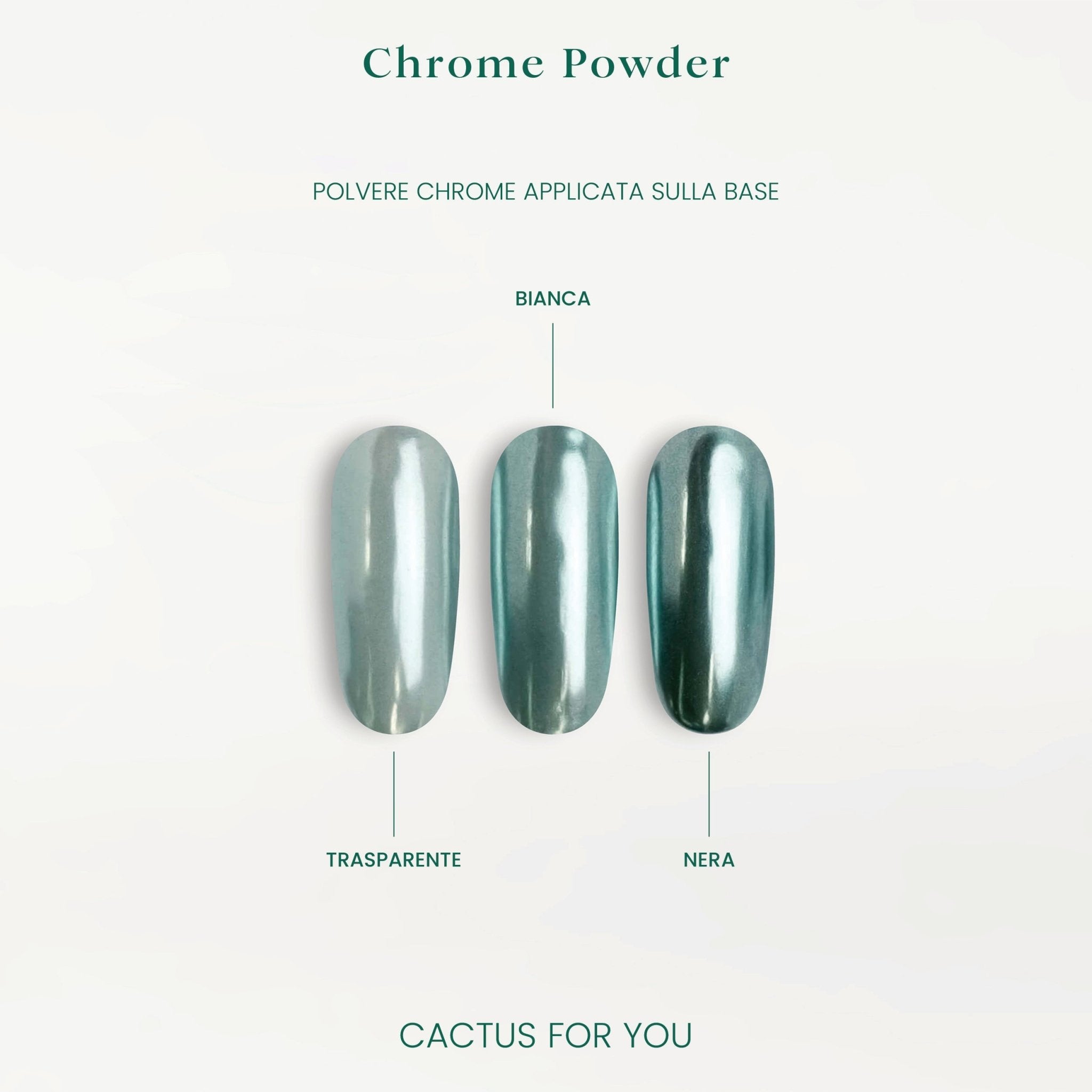Chrome Powder effetto metallizzato DL04
