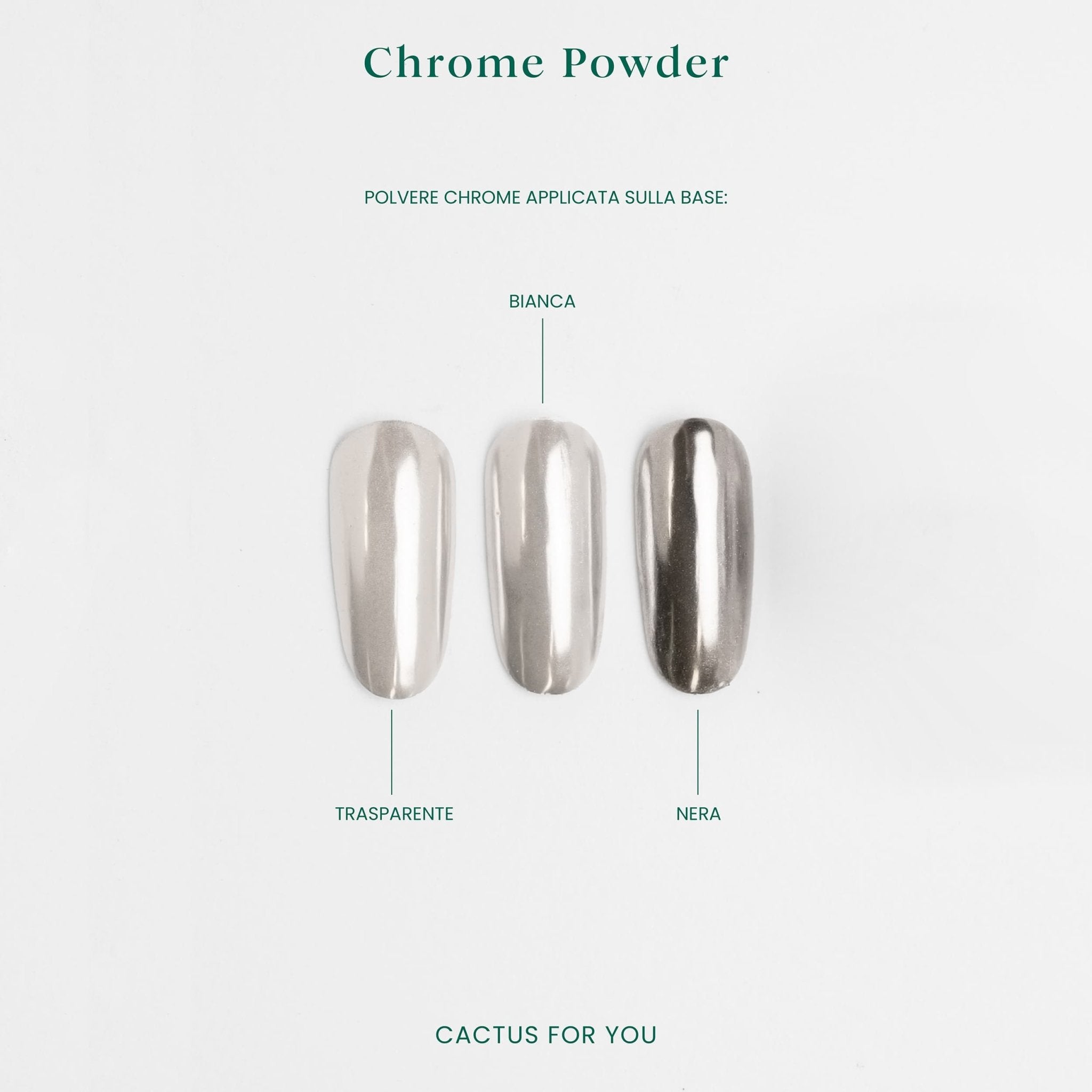Chrome Powder effetto metallizzato HL01