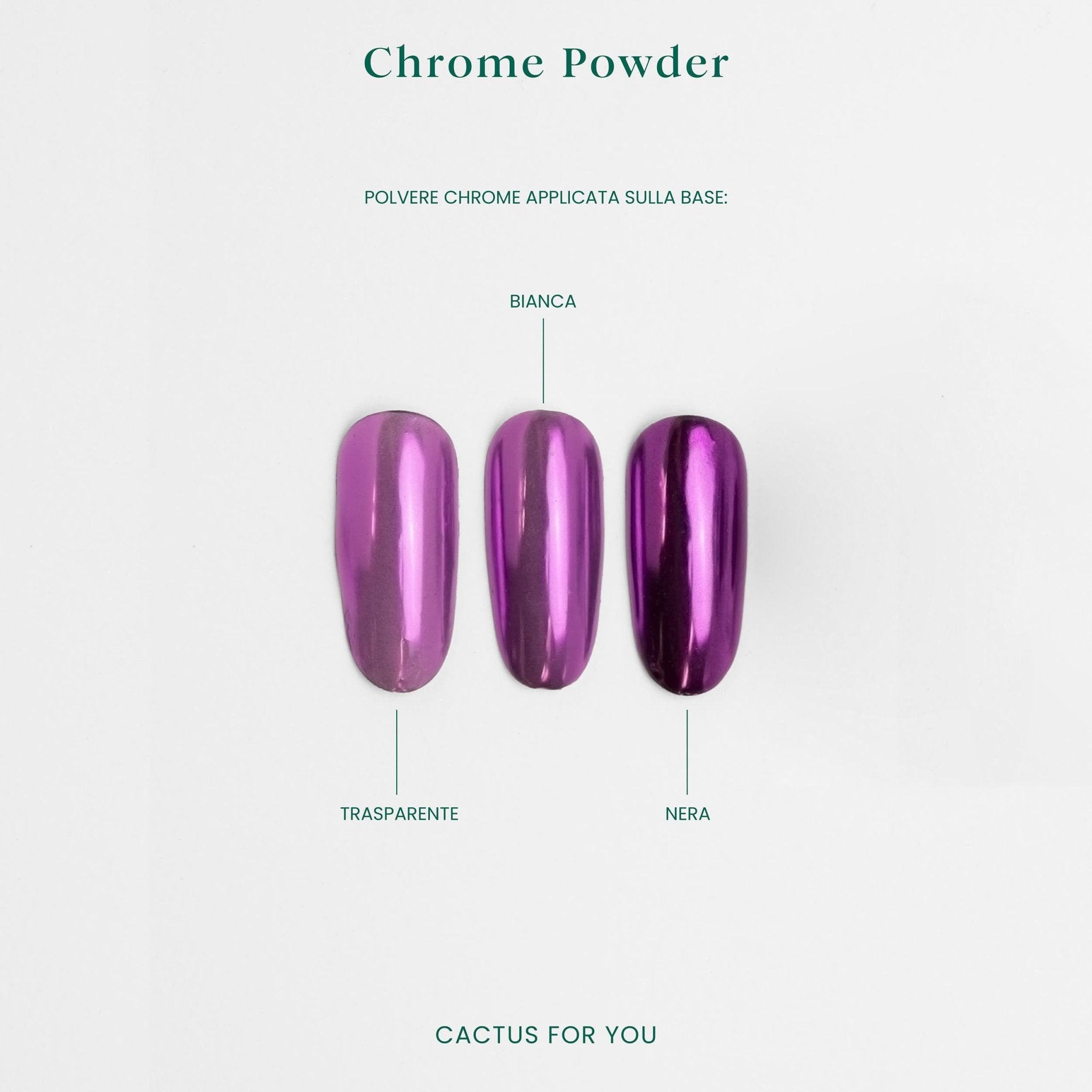 Chrome Powder effetto metallizzato HL05