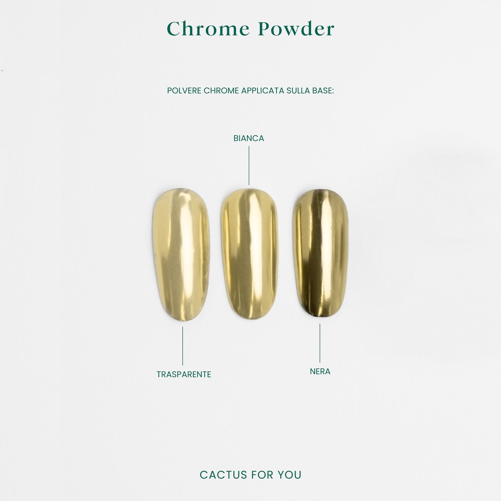 Chrome Powder effetto metallizzato HL07