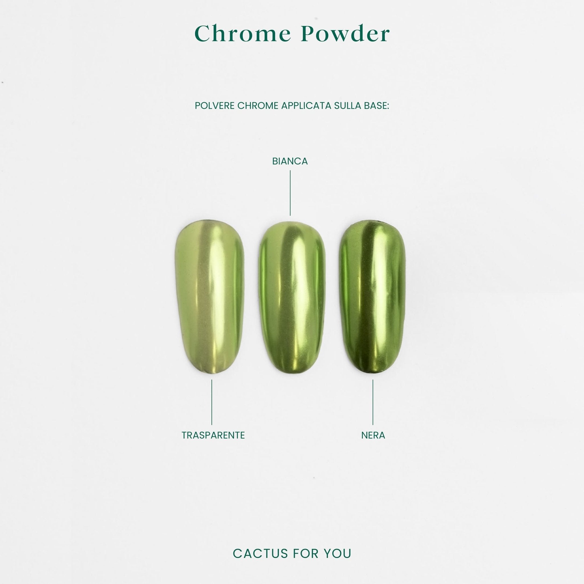 Chrome Powder effetto metallizzato HL10