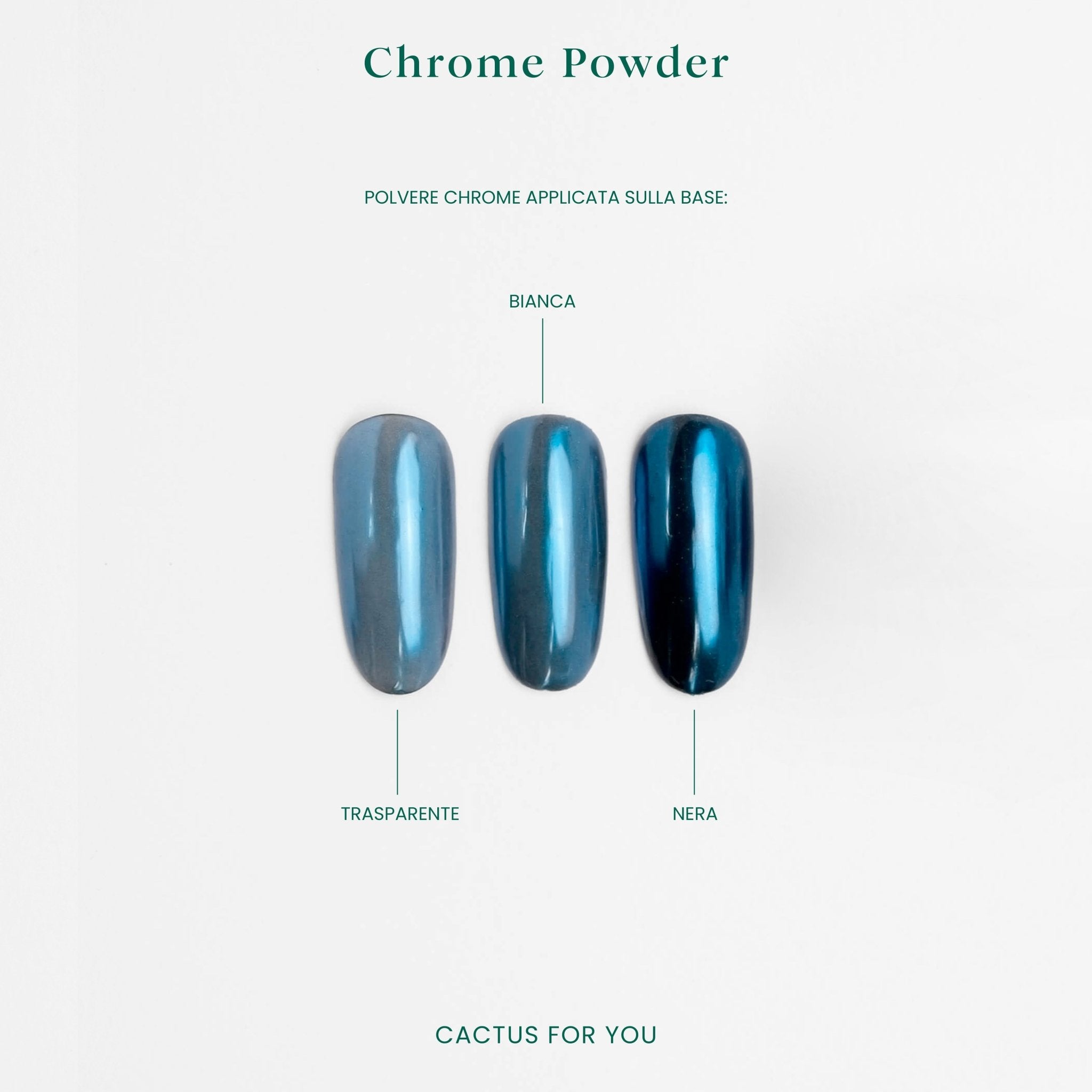 Chrome Powder effetto metallizzato HL11