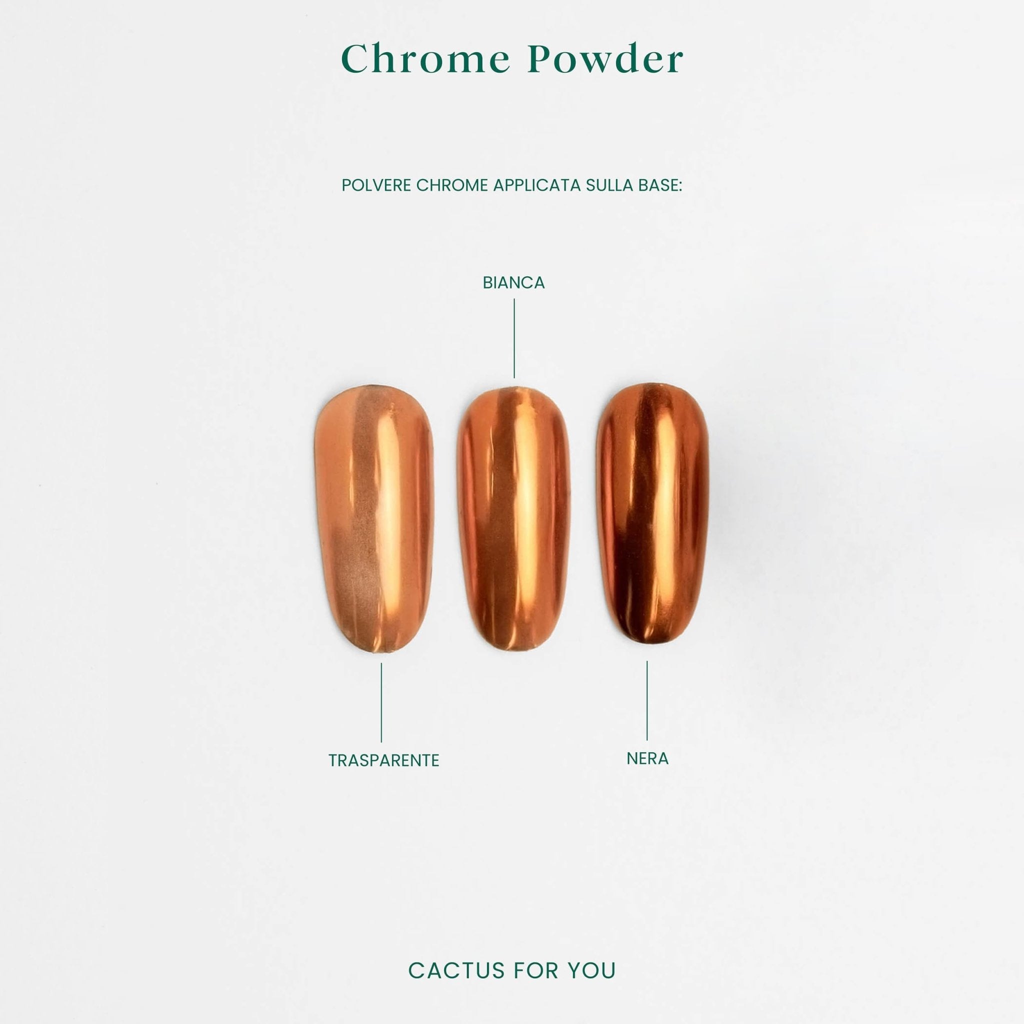 Chrome Powder effetto metallizzato HL15