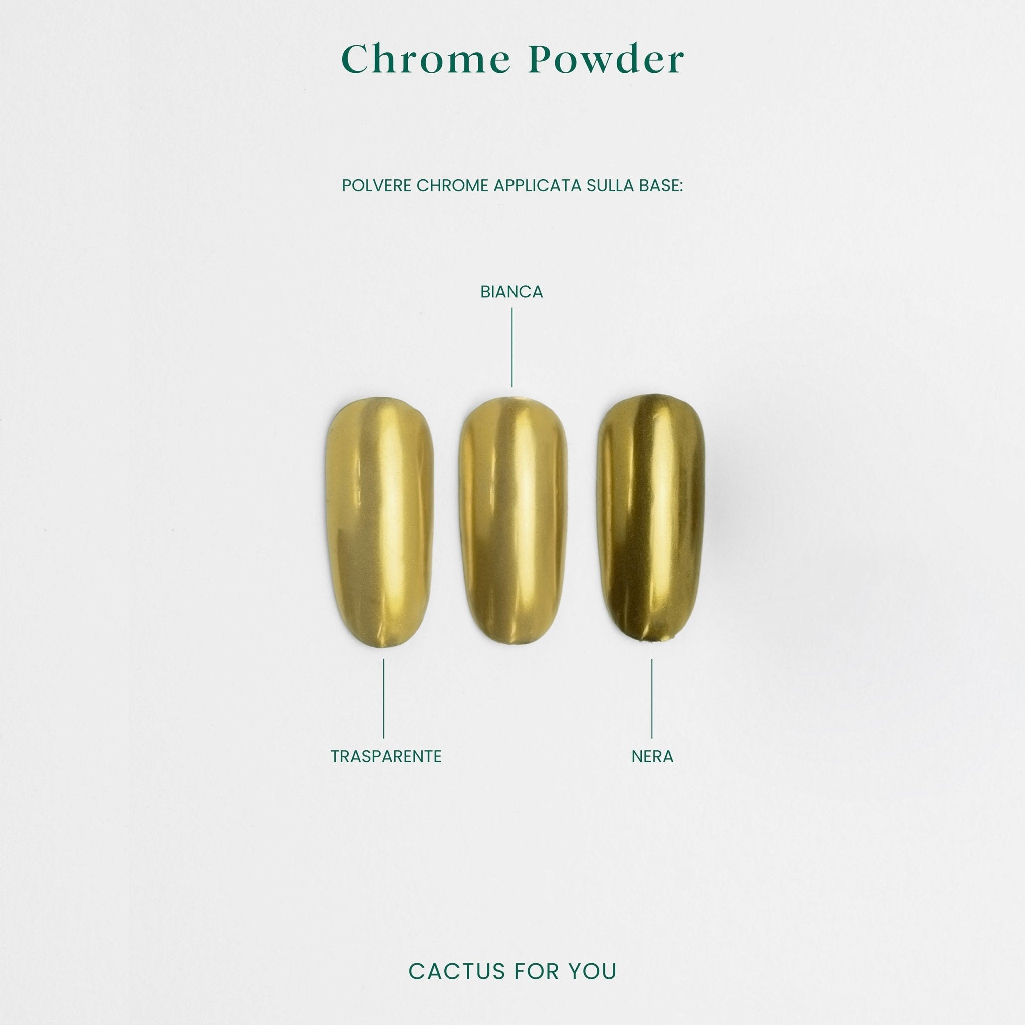 Chrome Powder effetto metallizzato HL21