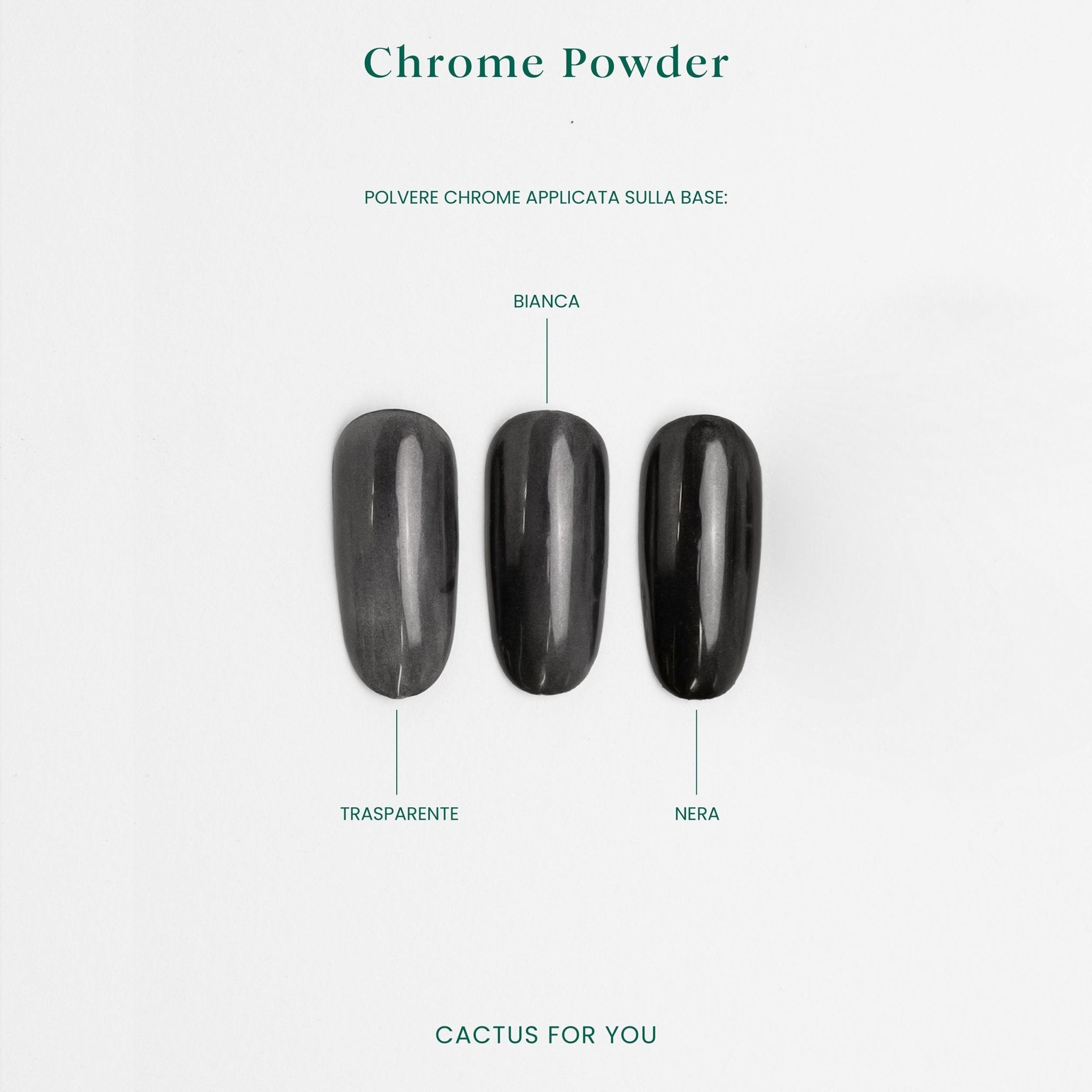 Chrome Powder effetto metallizzato HL23