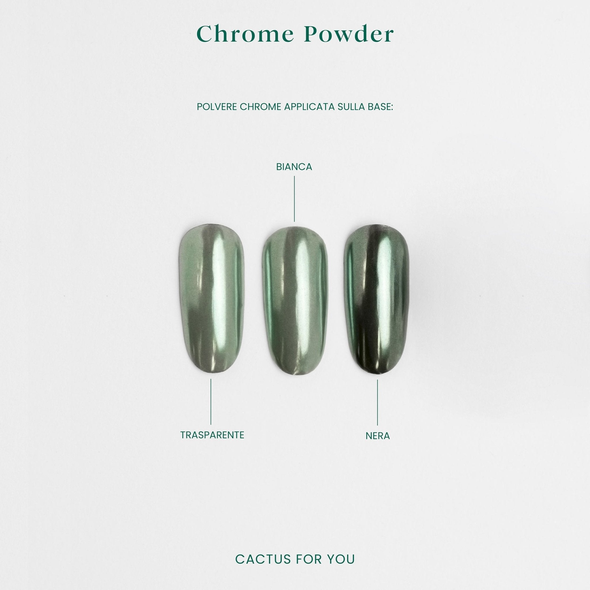 Chrome Powder effetto metallizzato HL32