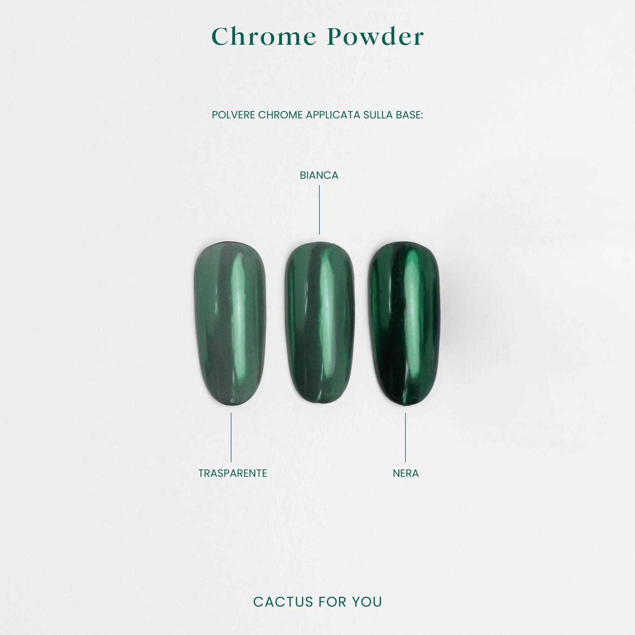 Chrome Powder effetto metallizzato HL33