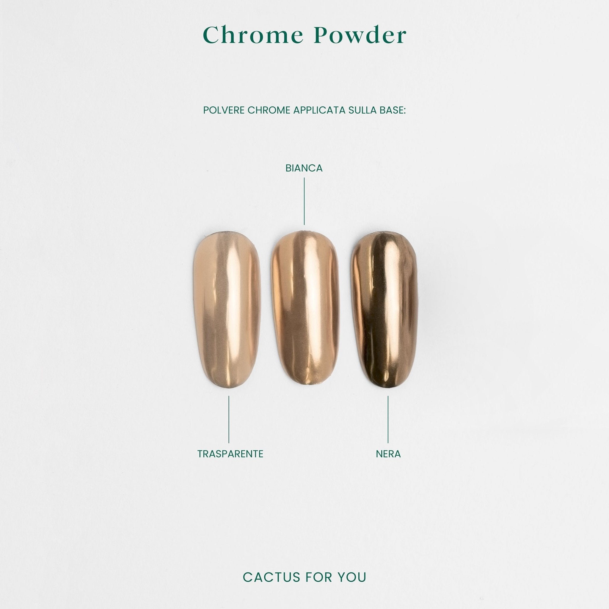 Chrome Powder effetto metallizzato TH03