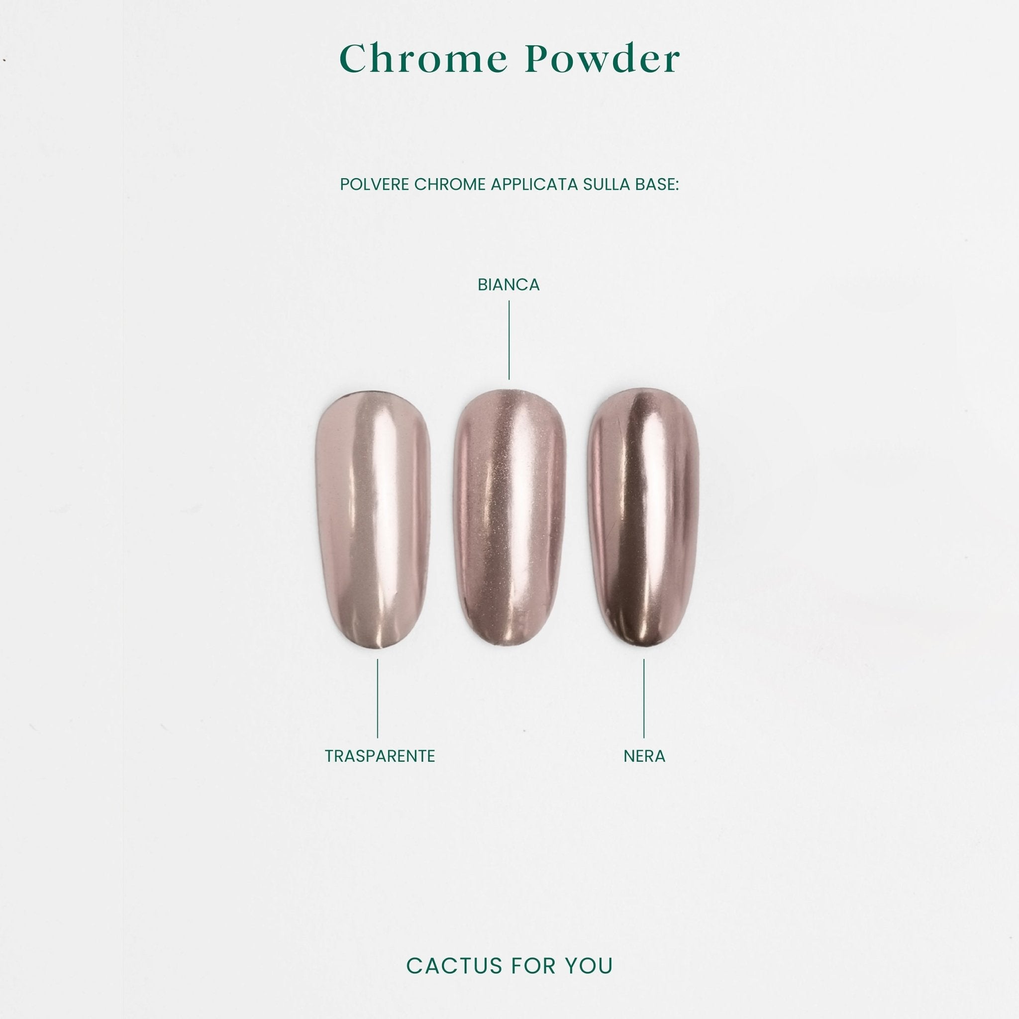 Chrome Powder effetto metallizzato TH04