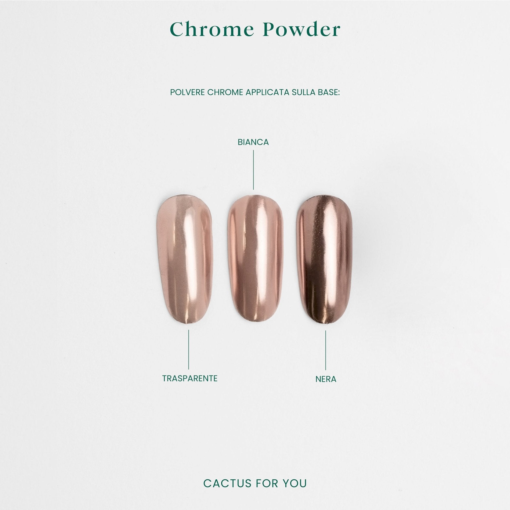 Chrome Powder effetto metallizzato TH06