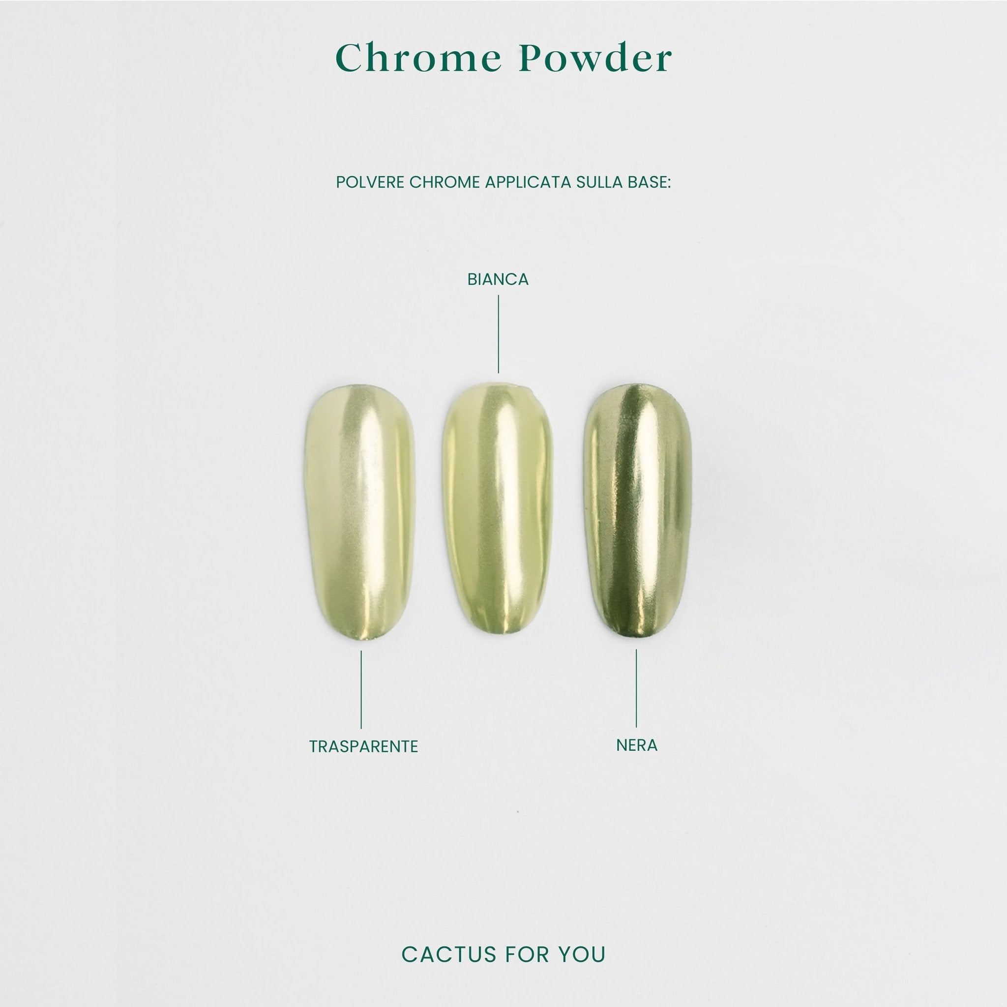 Chrome Powder effetto metallizzato ZL02