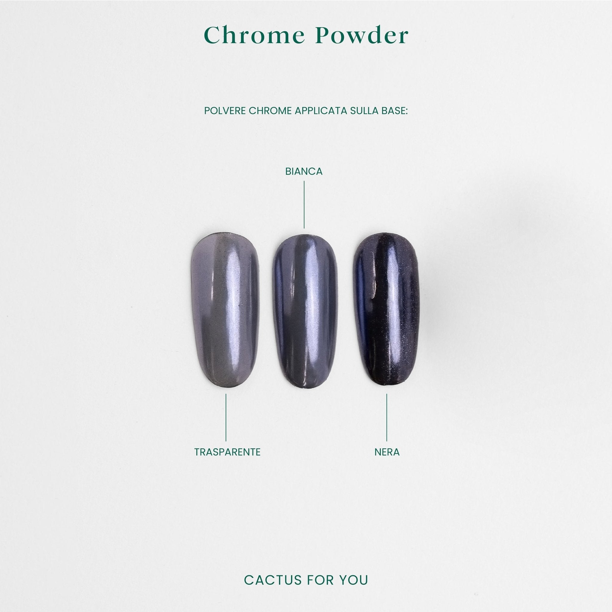 Chrome Powder effetto metallizzato ZL04