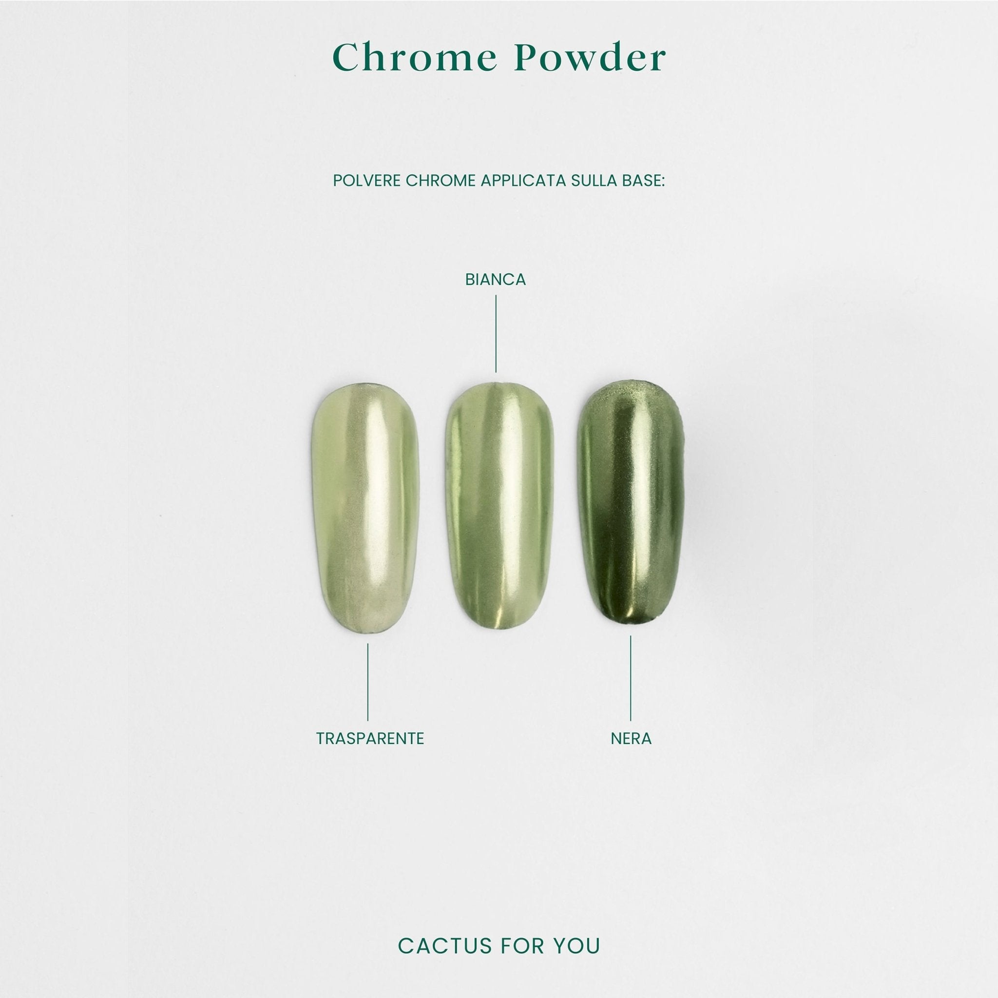 Chrome Powder effetto metallizzato ZL07