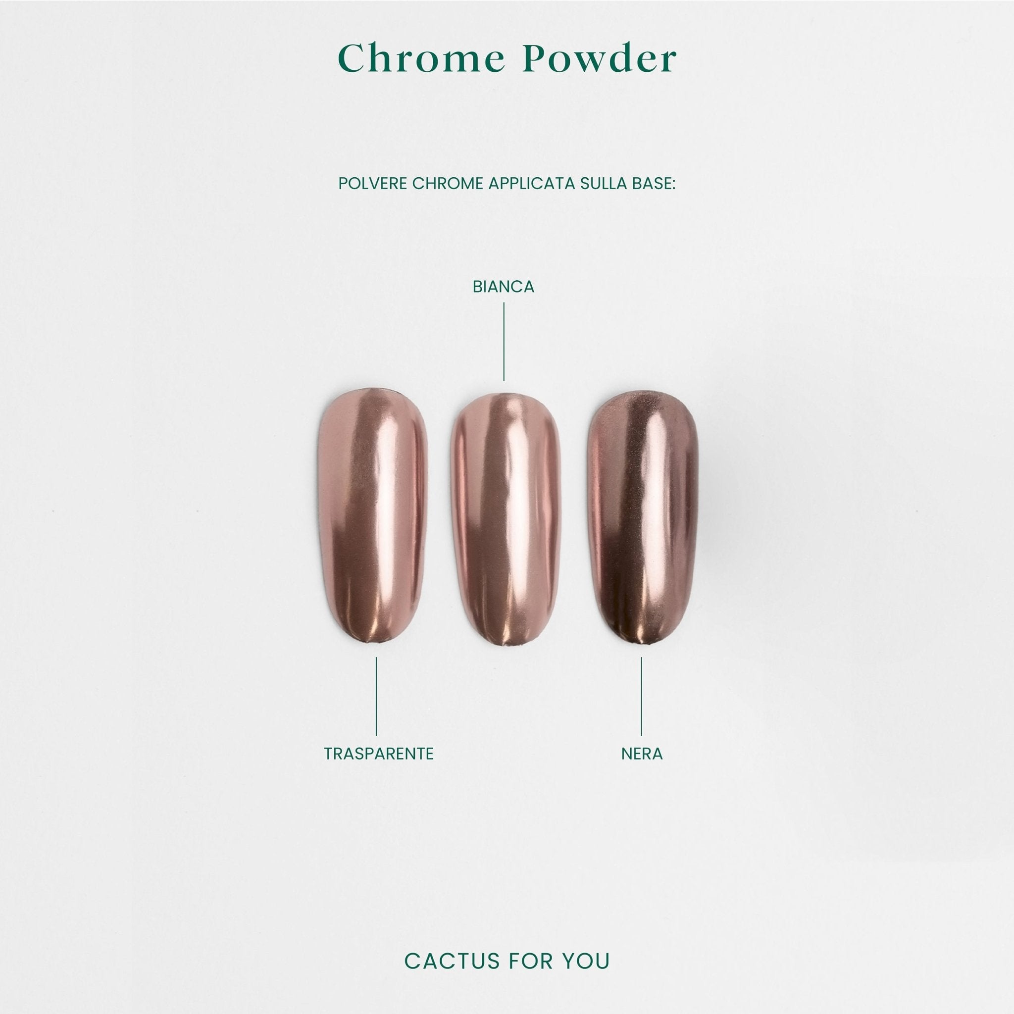 Chrome Powder effetto metallizzato ZL12