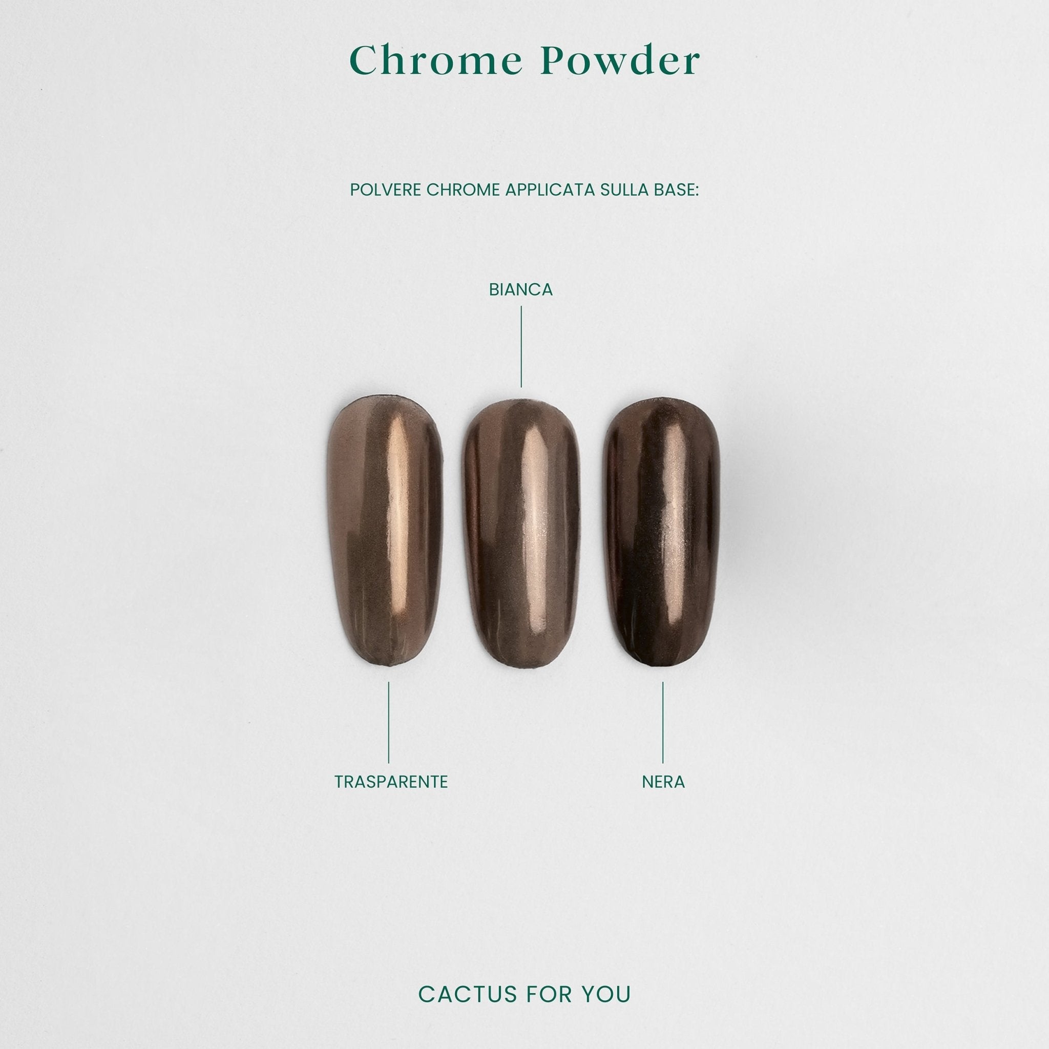 Chrome Powder effetto metallizzato ZL17