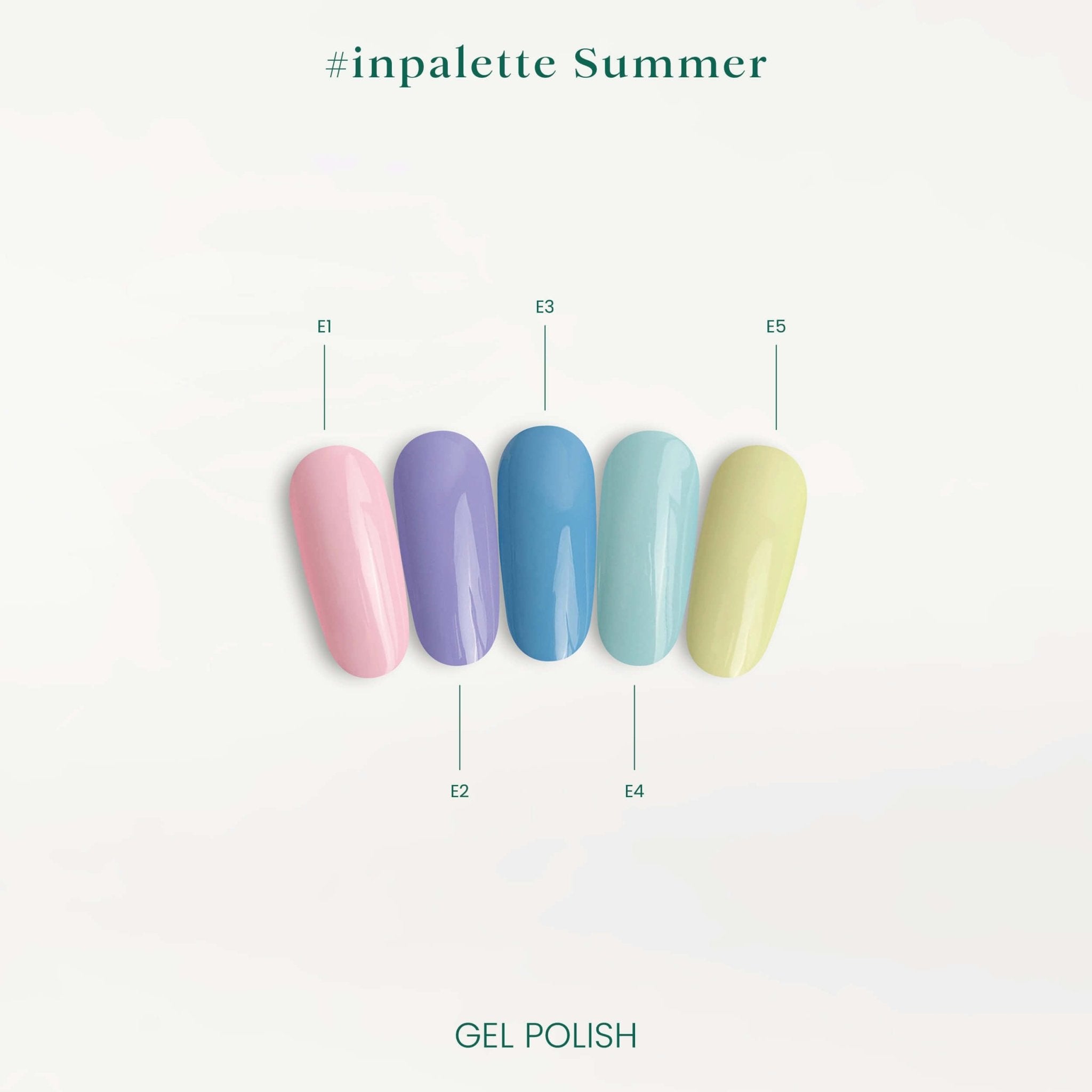 Collezione 5 Smalti Summer E1 - E5