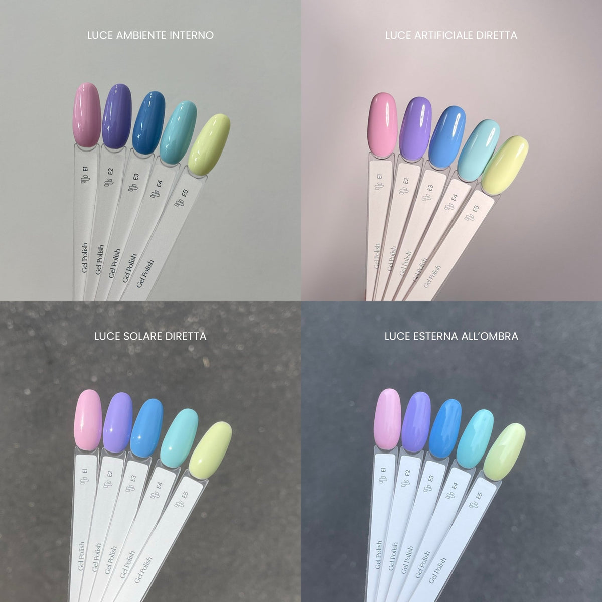 E1–E5 Summer Gel Polish Collection