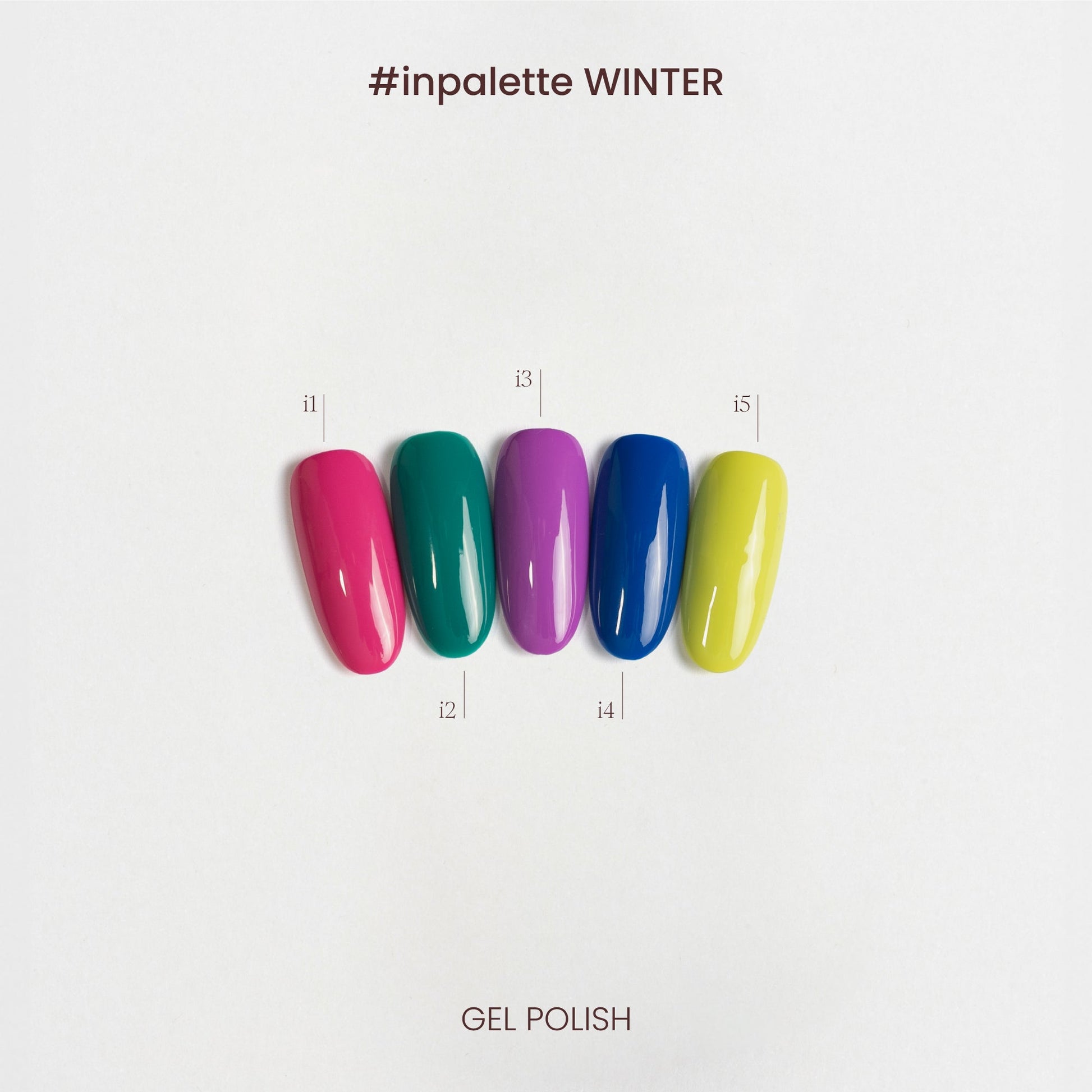 Collezione di colori semipermanenti Winter - I1-I5 - dettaglio colori