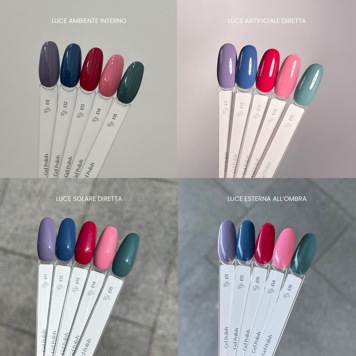 Summer nail polish collection E11- E15