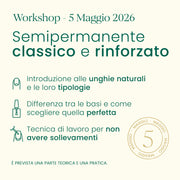 Workshop - 5 Maggio (dalle 9 alle 16) - Semipermanente classico e rinforzato