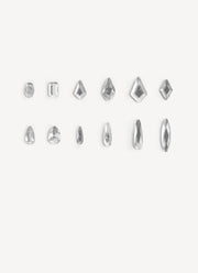 Silver crystals for nails