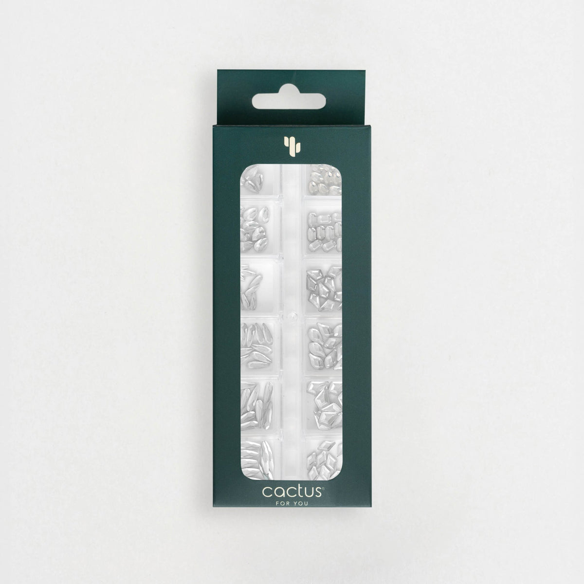 Silver crystals for nails