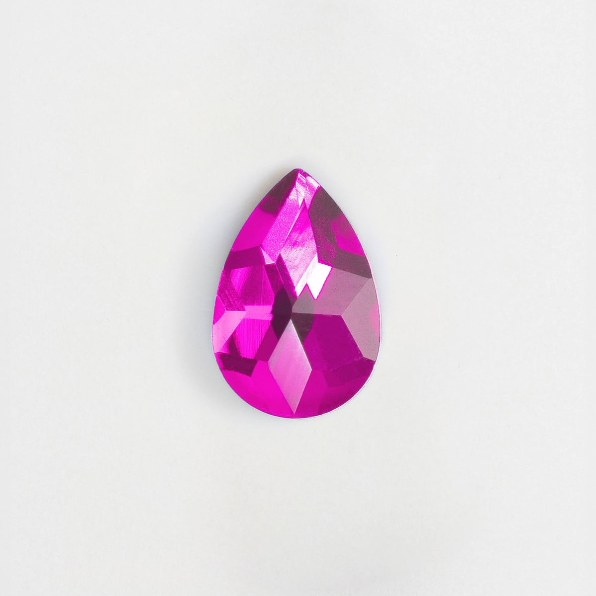 Fuxia crystals for nails