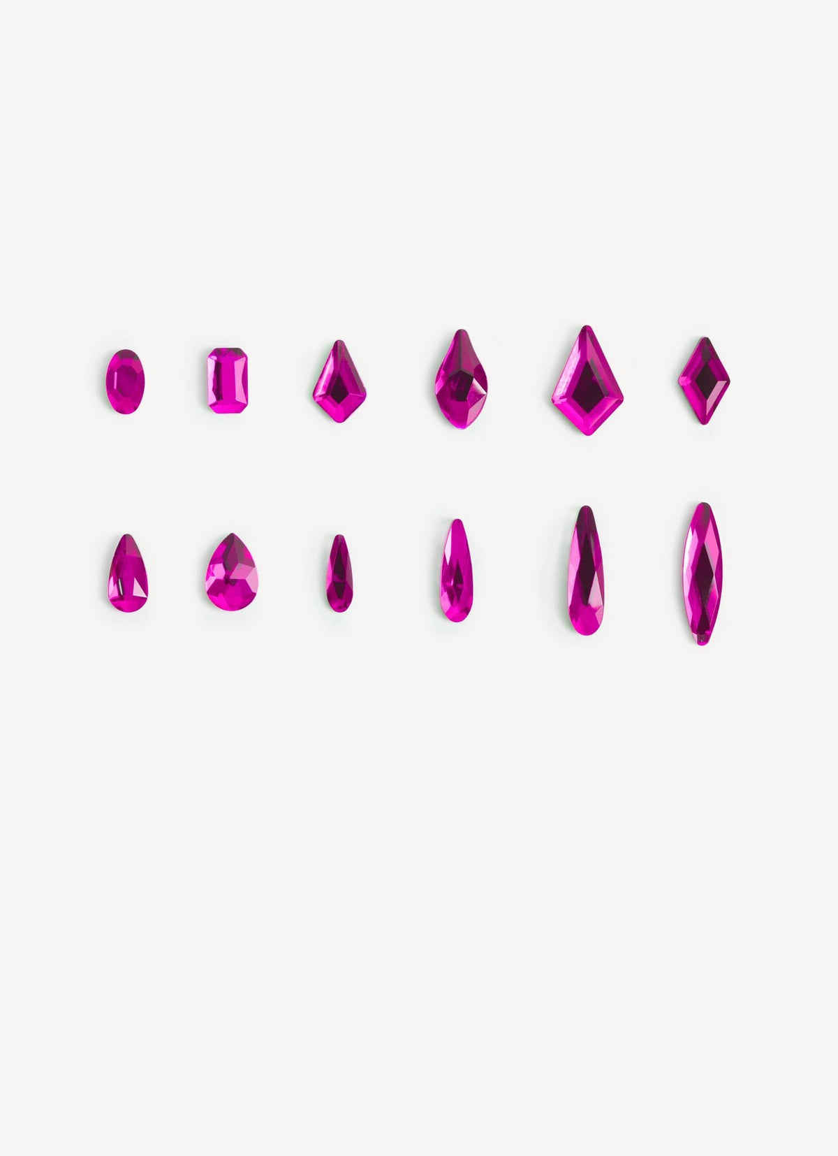 Cristalli Fuxia per unghie