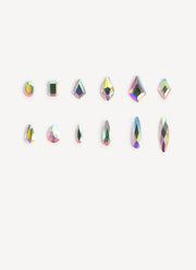 Holographic crystals for nails