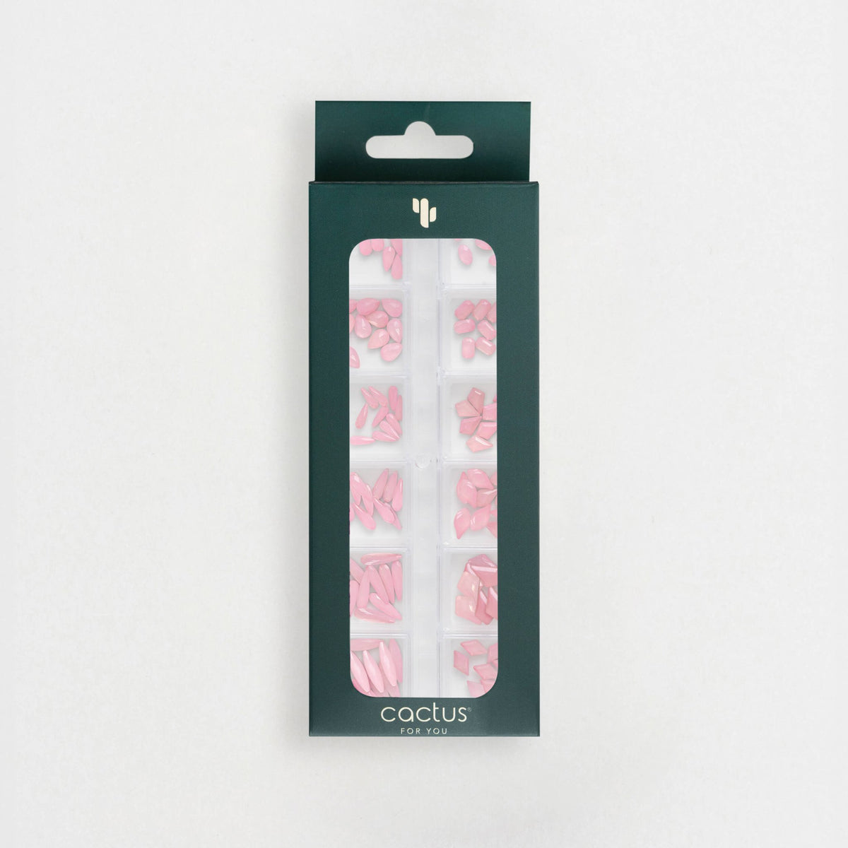 Opal pink crystals for nails