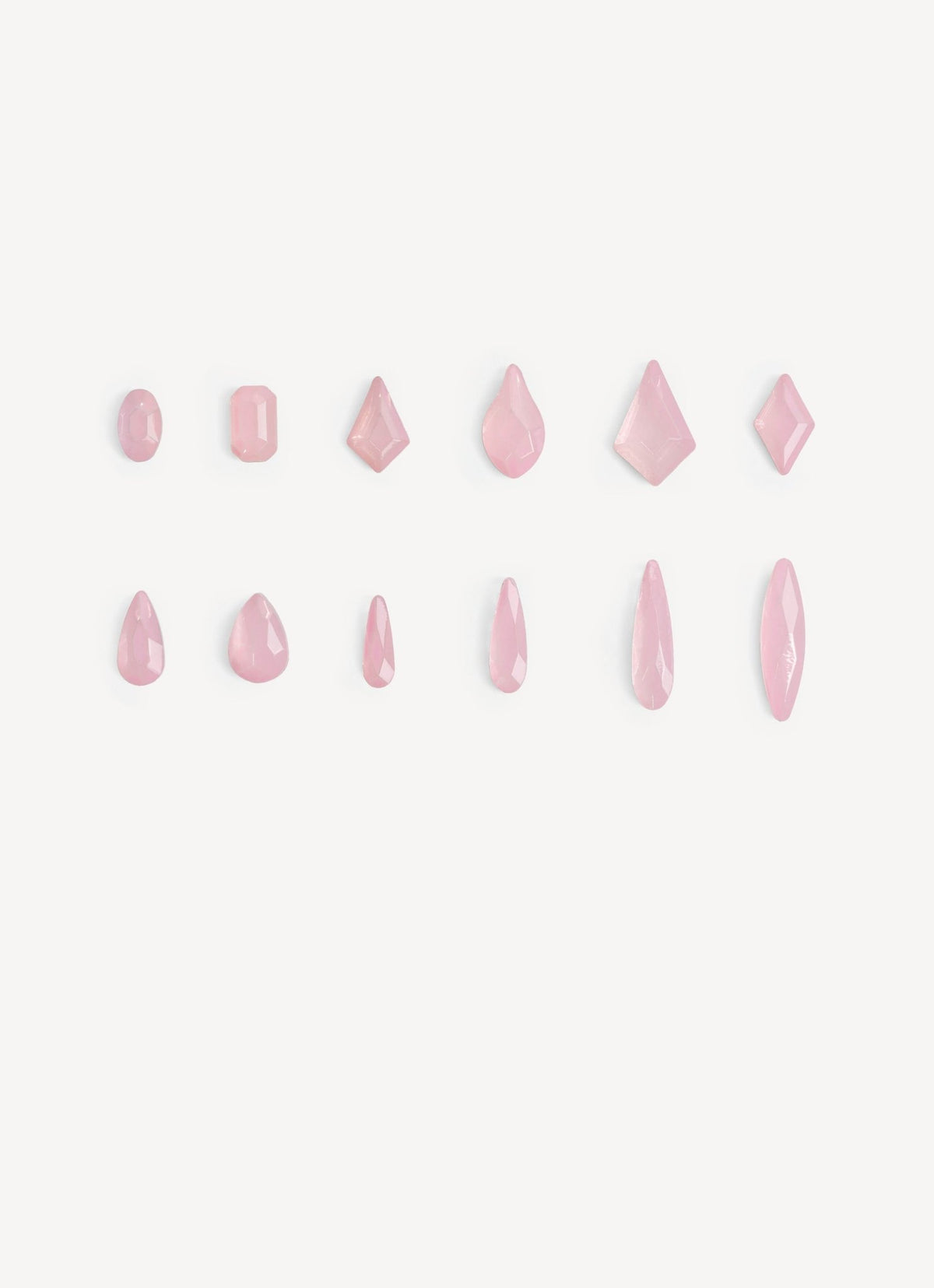 Cristalli Rosa Opal per unghie