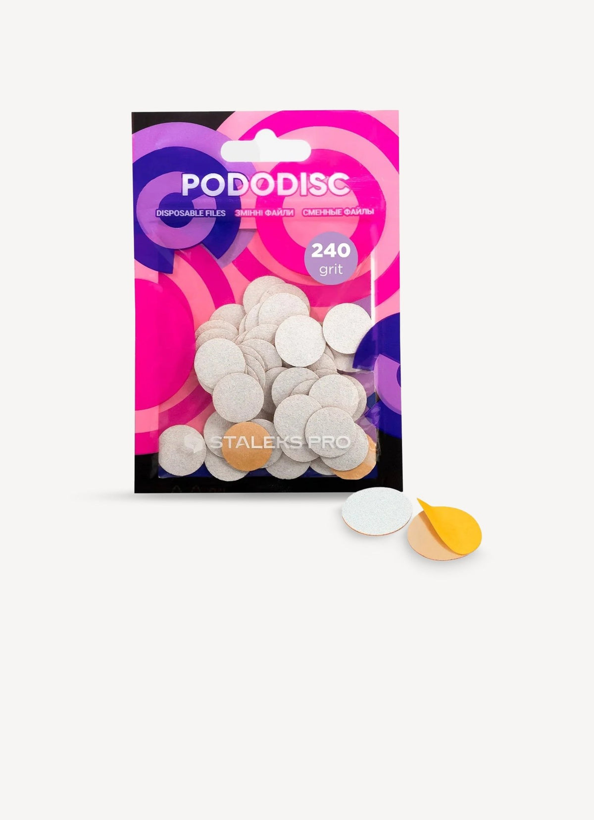 Refill discs for PODODISC size S - 240 grit (50 pieces)