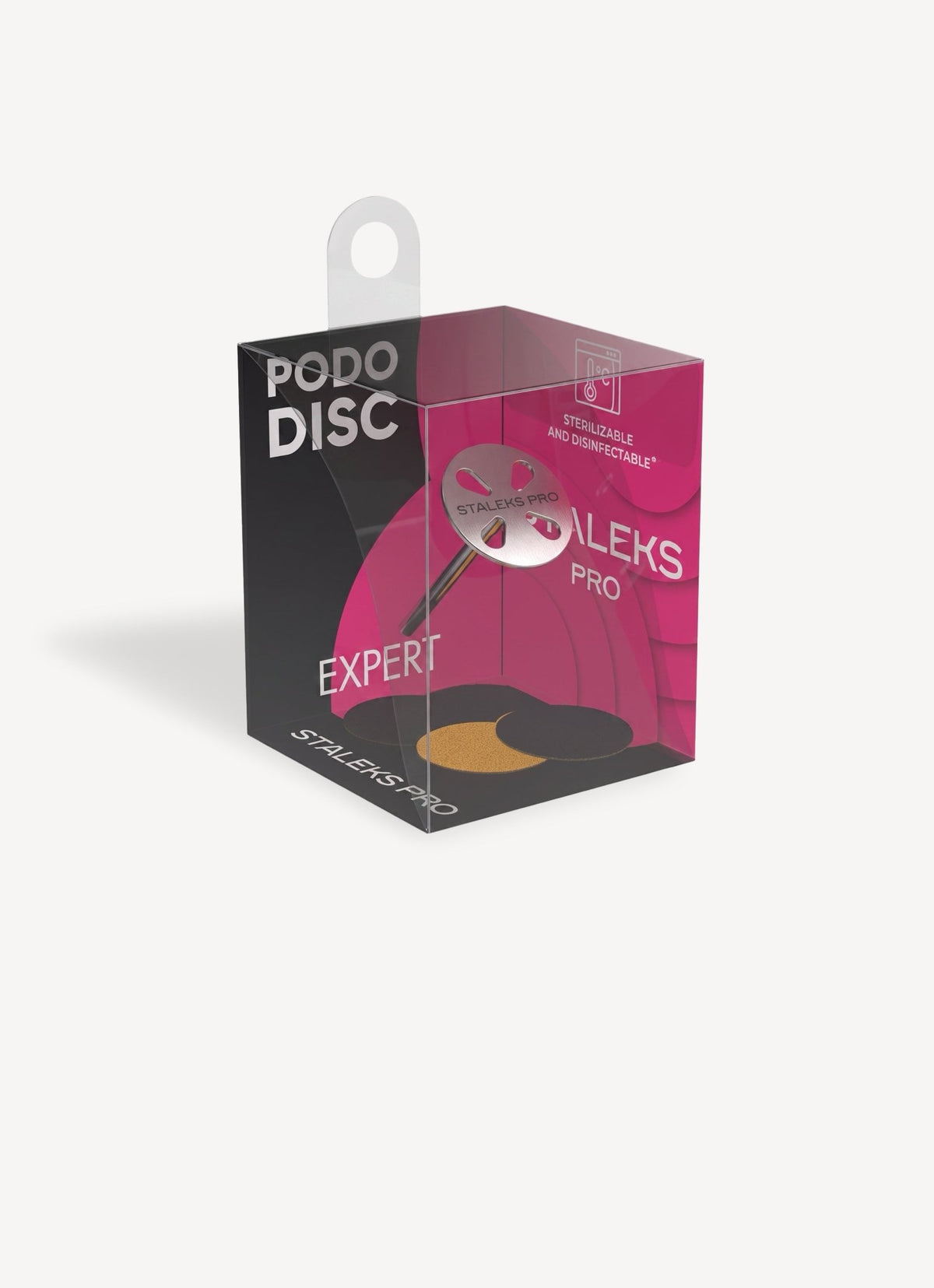 PODODISC EXPERT S Pedicure Disc Complete with Replaceable File Grit 180 5 Pcs (15 Mm)